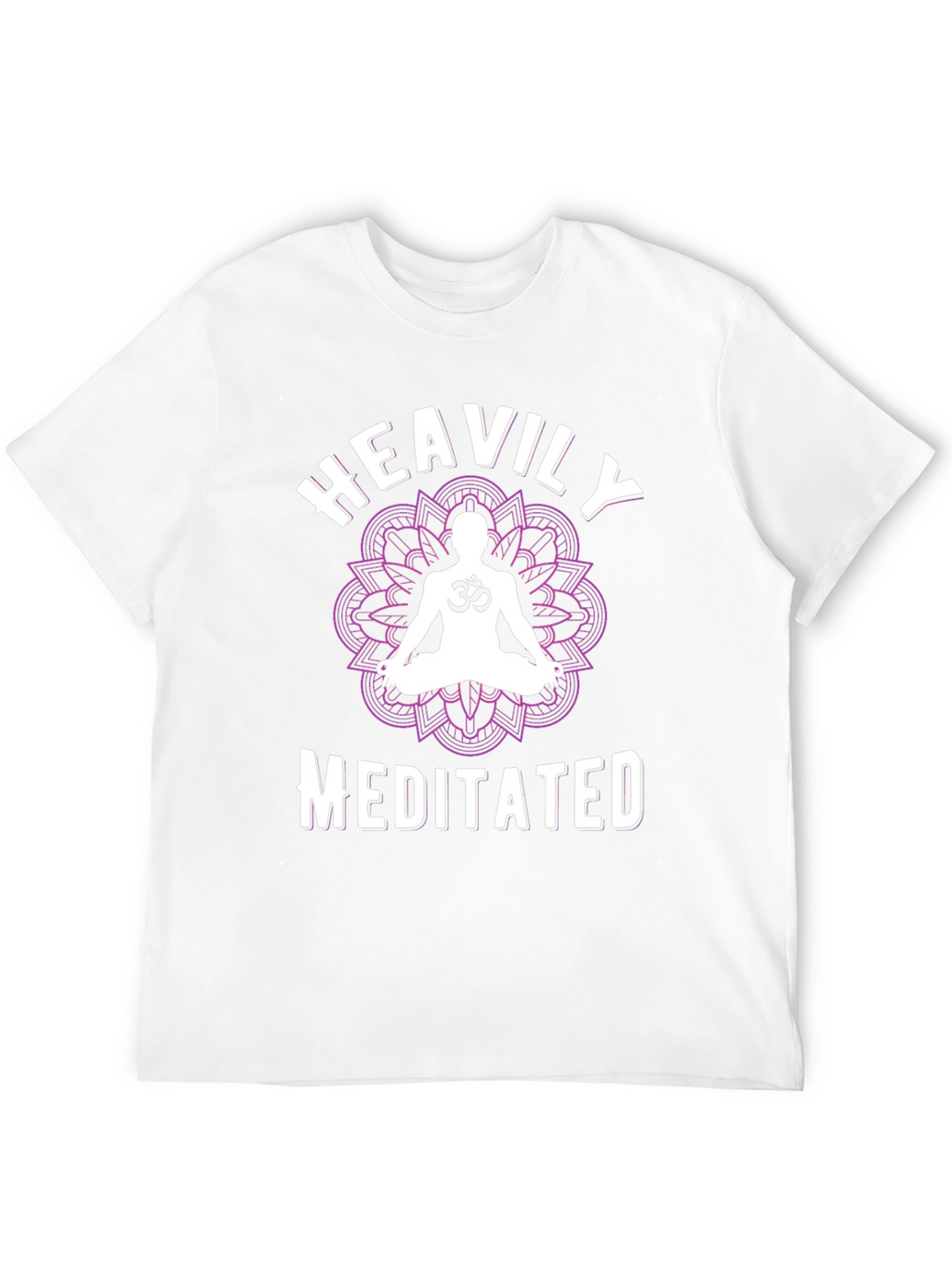 Heavily Meditated Black Graphic T-Shirt
