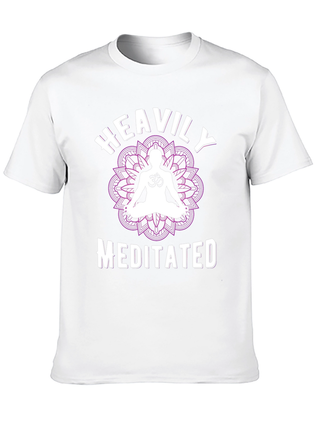 Heavily Meditated Black Graphic T-Shirt