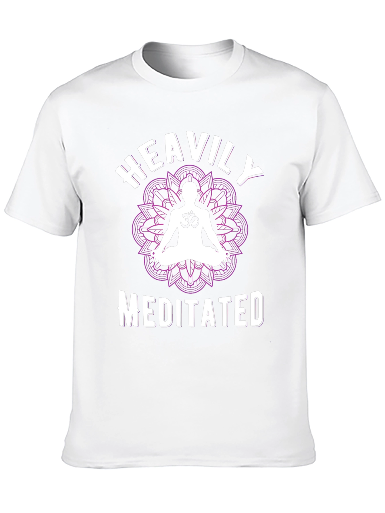 Heavily Meditated Black Graphic T-Shirt
