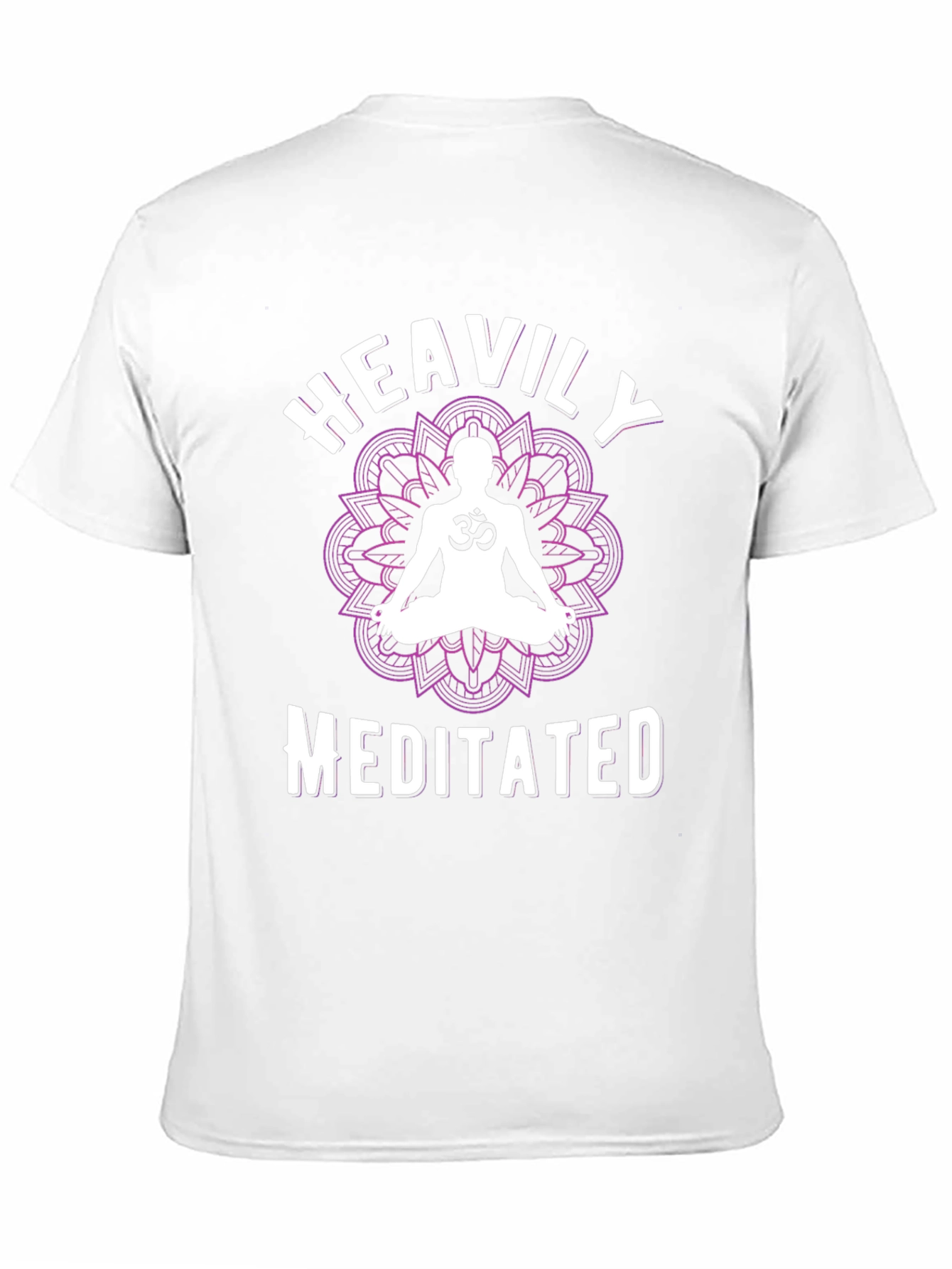 Heavily Meditated Black Graphic T-Shirt