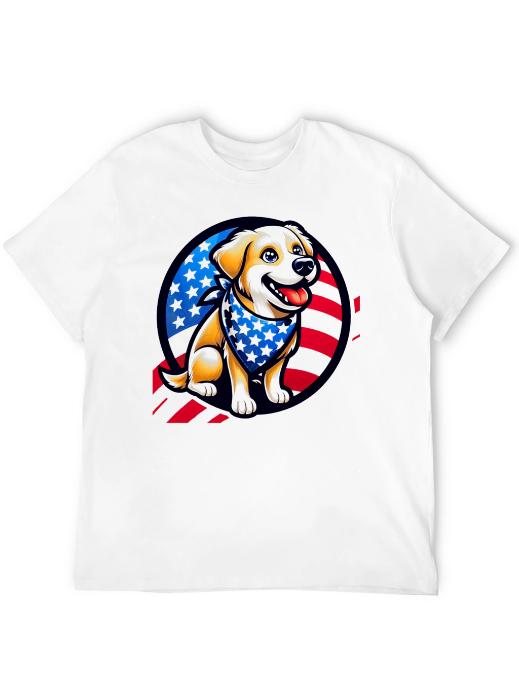 Patriotic Dog Graphic Tee