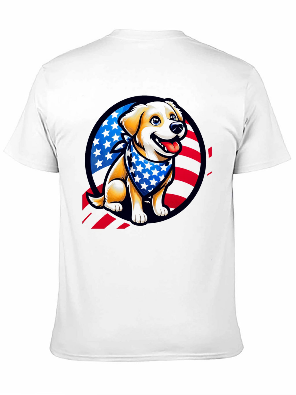 Patriotic Dog Graphic Tee