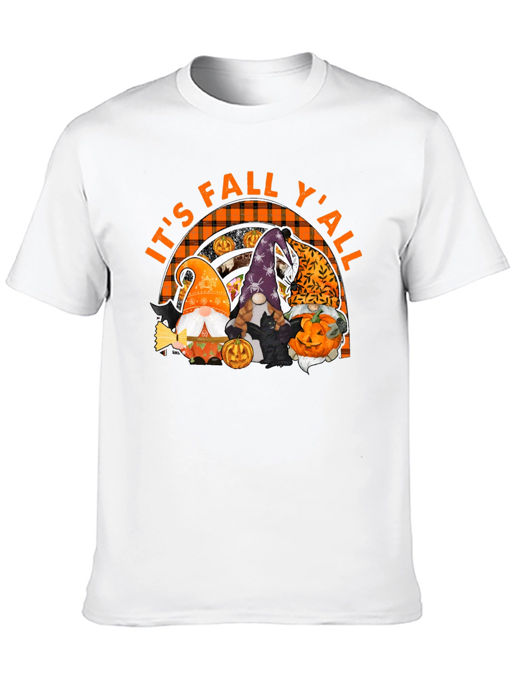 Its Fall Yall Halloween Gnomes T-Shirt