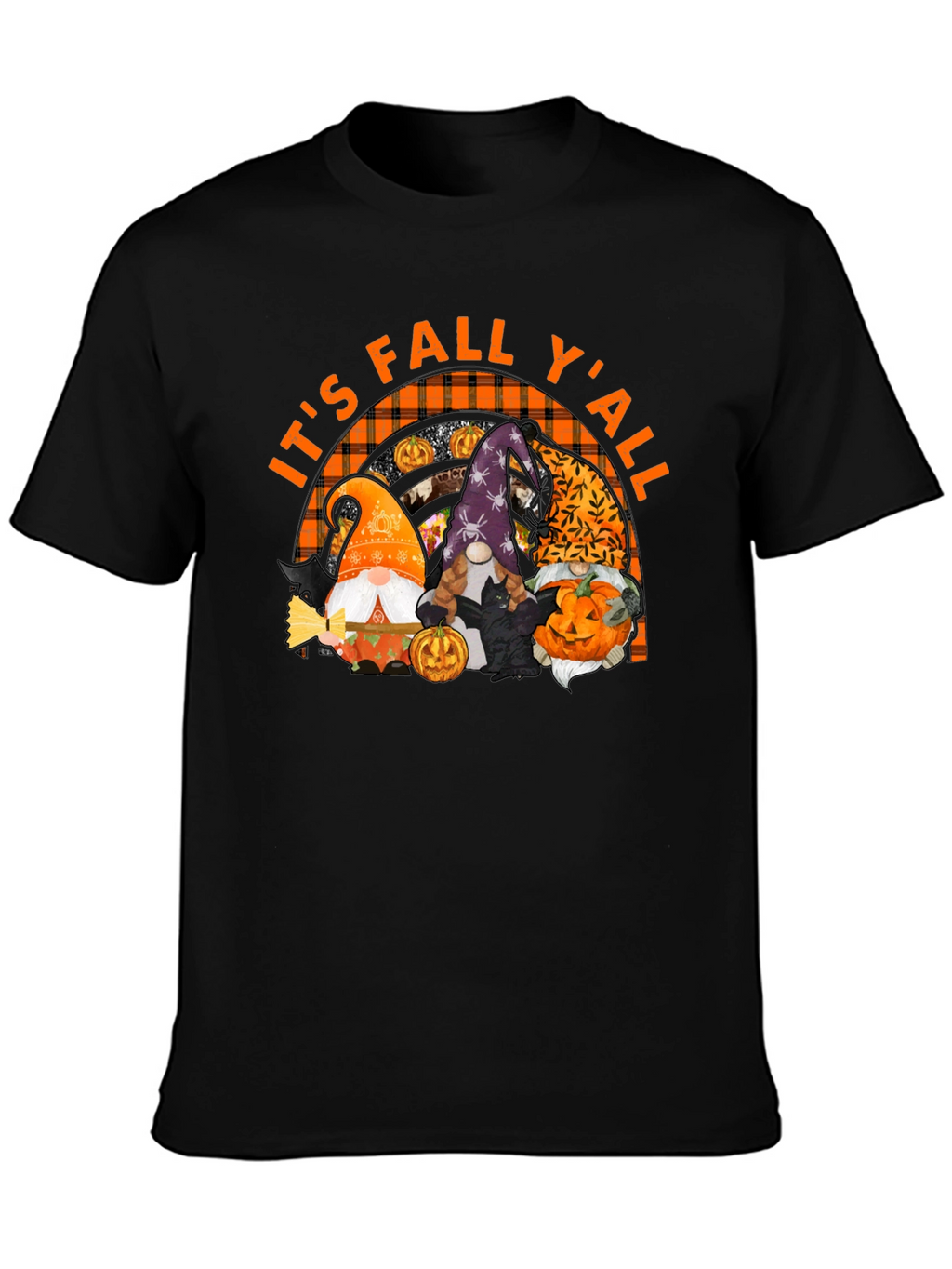 Its Fall Yall Halloween Gnomes T-Shirt