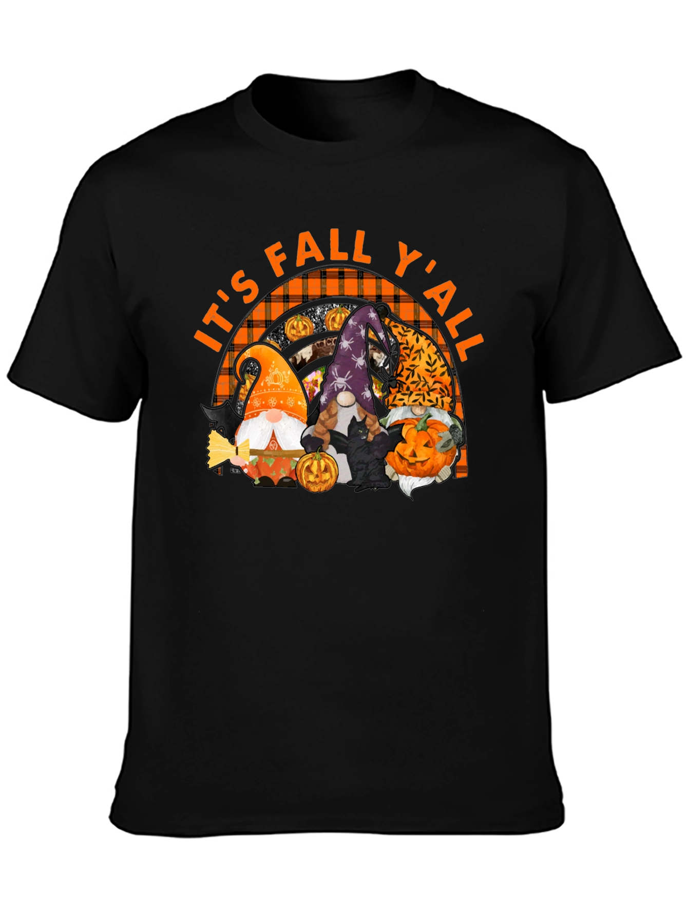 Its Fall Yall Halloween Gnomes T-Shirt