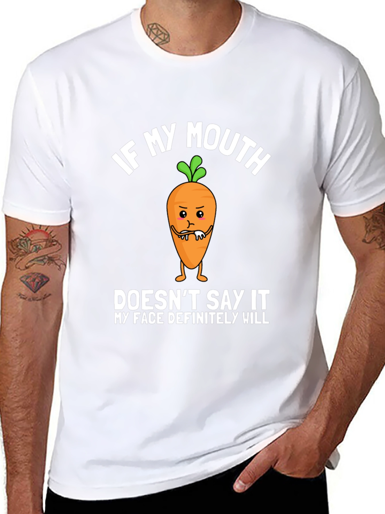 If My Mouth Doesnt Say It Funny Graphic T-Shirt