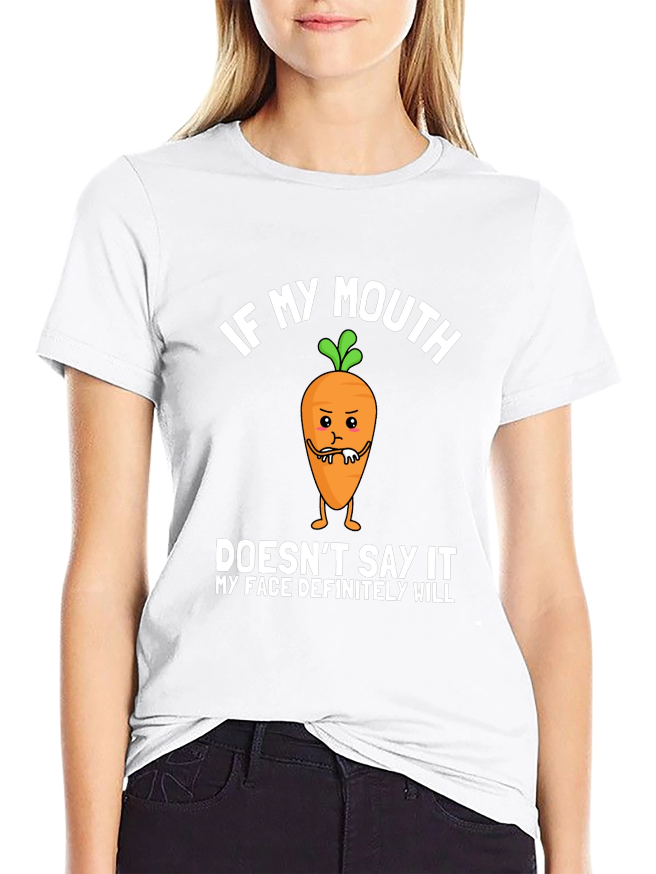 If My Mouth Doesnt Say It Funny Graphic T-Shirt
