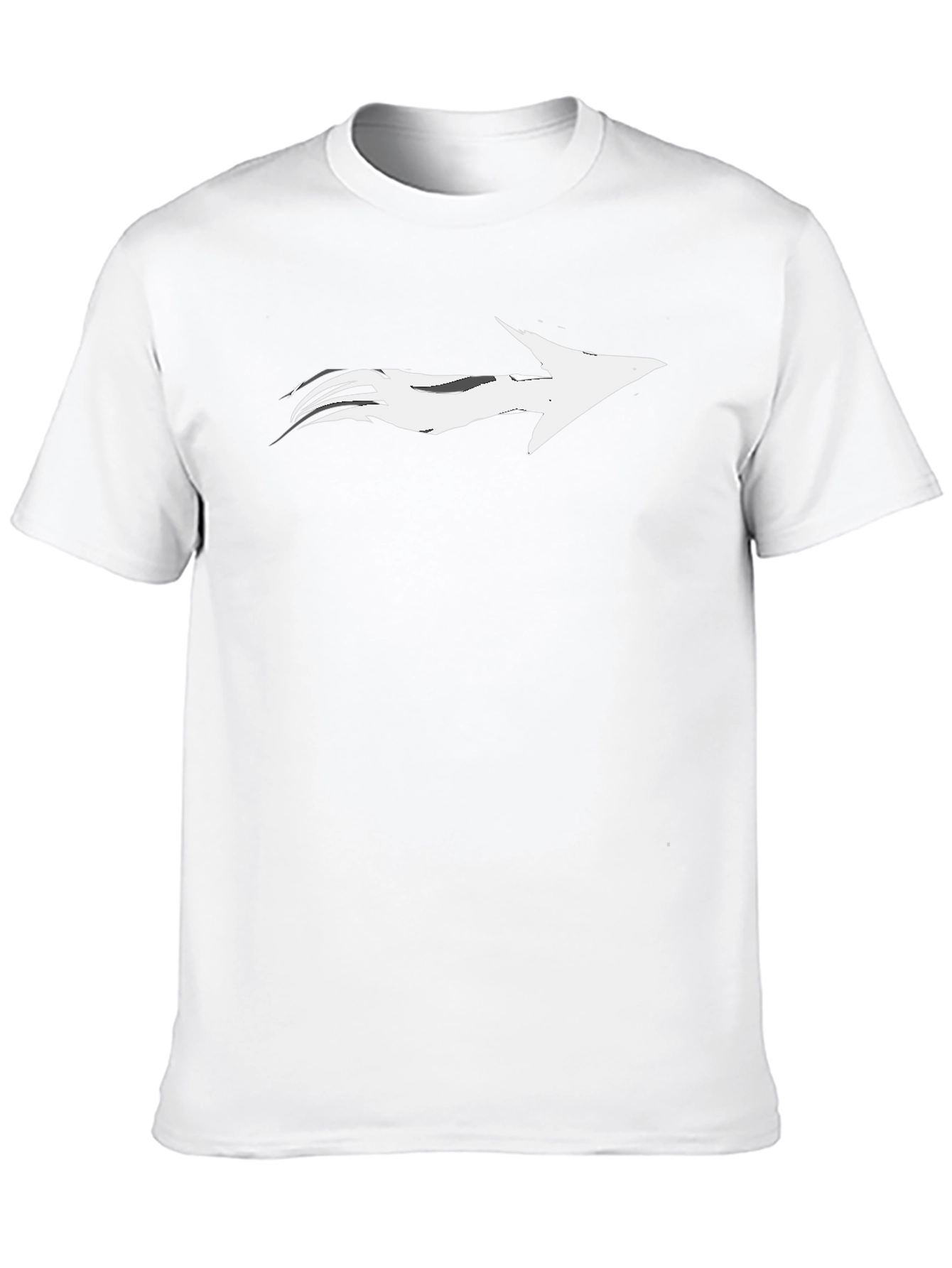 Stylish Black T-Shirt with Arrow Graphic Tee