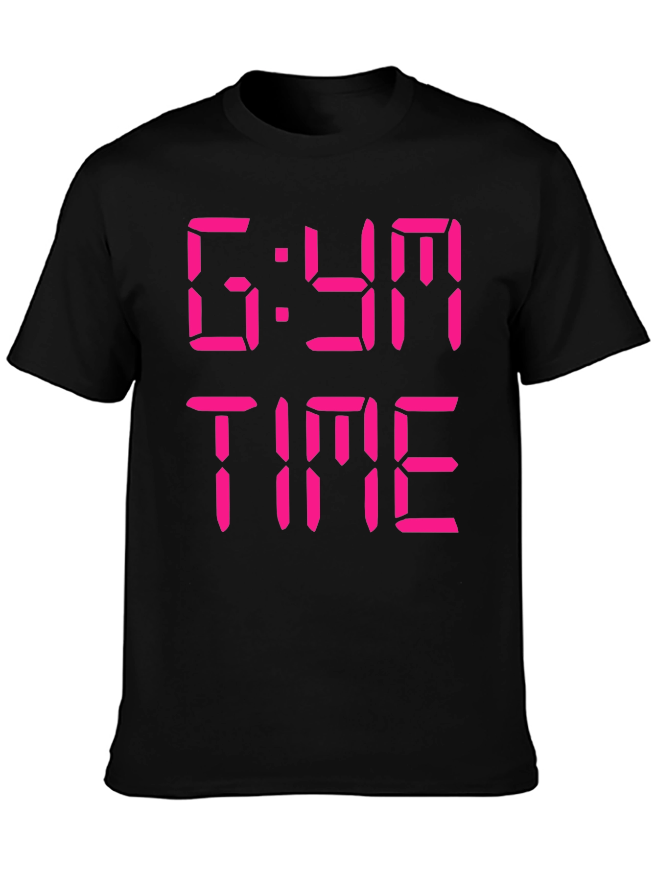 Gym Time T-Shirt - Black Graphic Tee