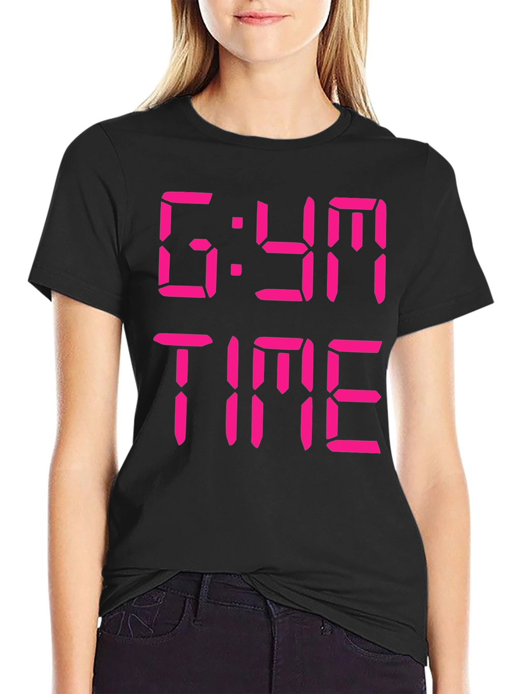 Gym Time T-Shirt - Black Graphic Tee