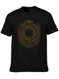 Ouroboros Tree Branch T-Shirt - Black