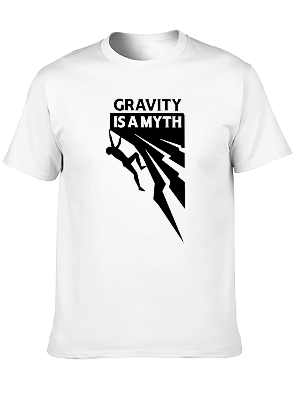 Gravity is a Myth Rock Climbing T-Shirt