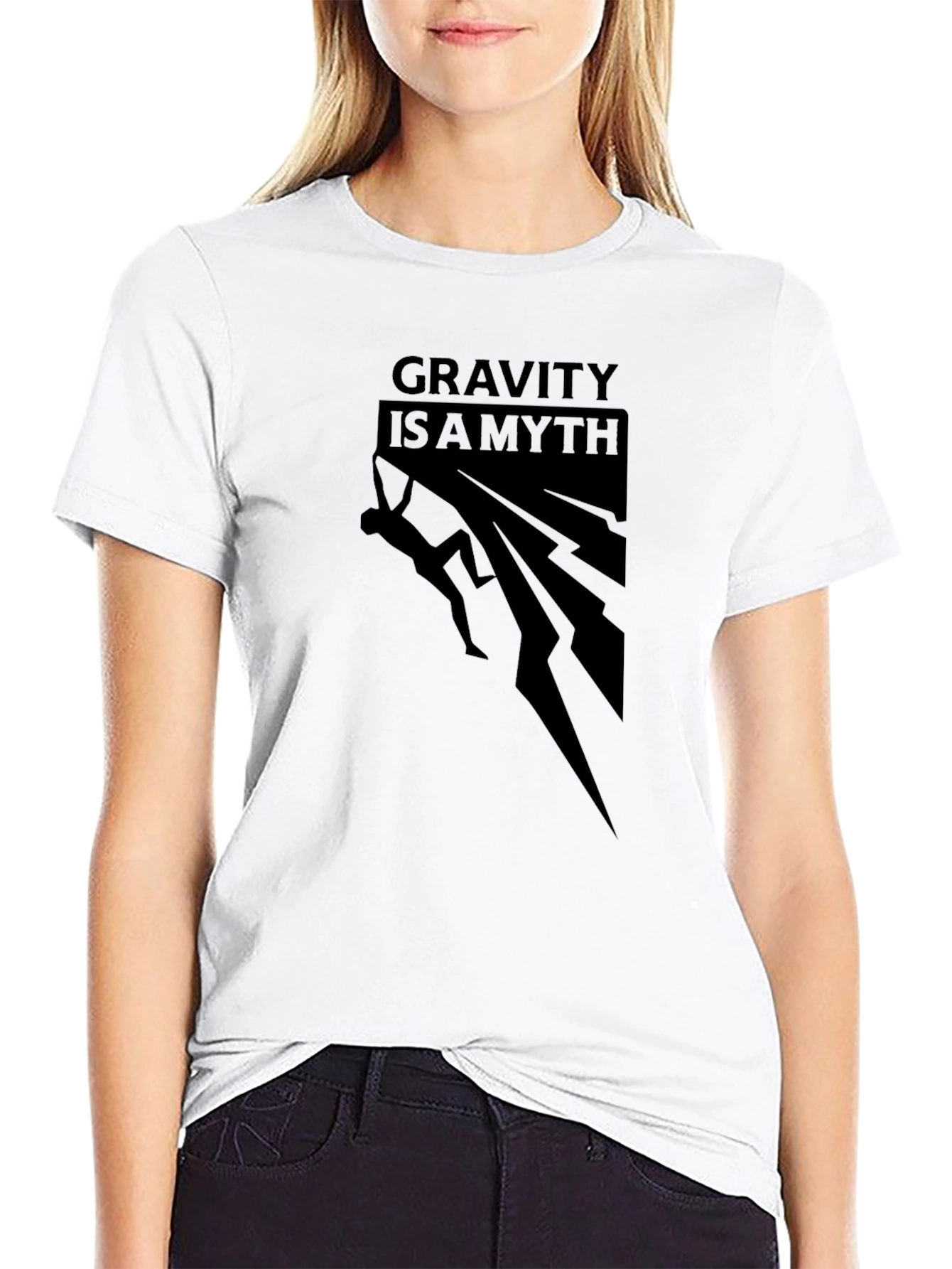 Gravity is a Myth Rock Climbing T-Shirt