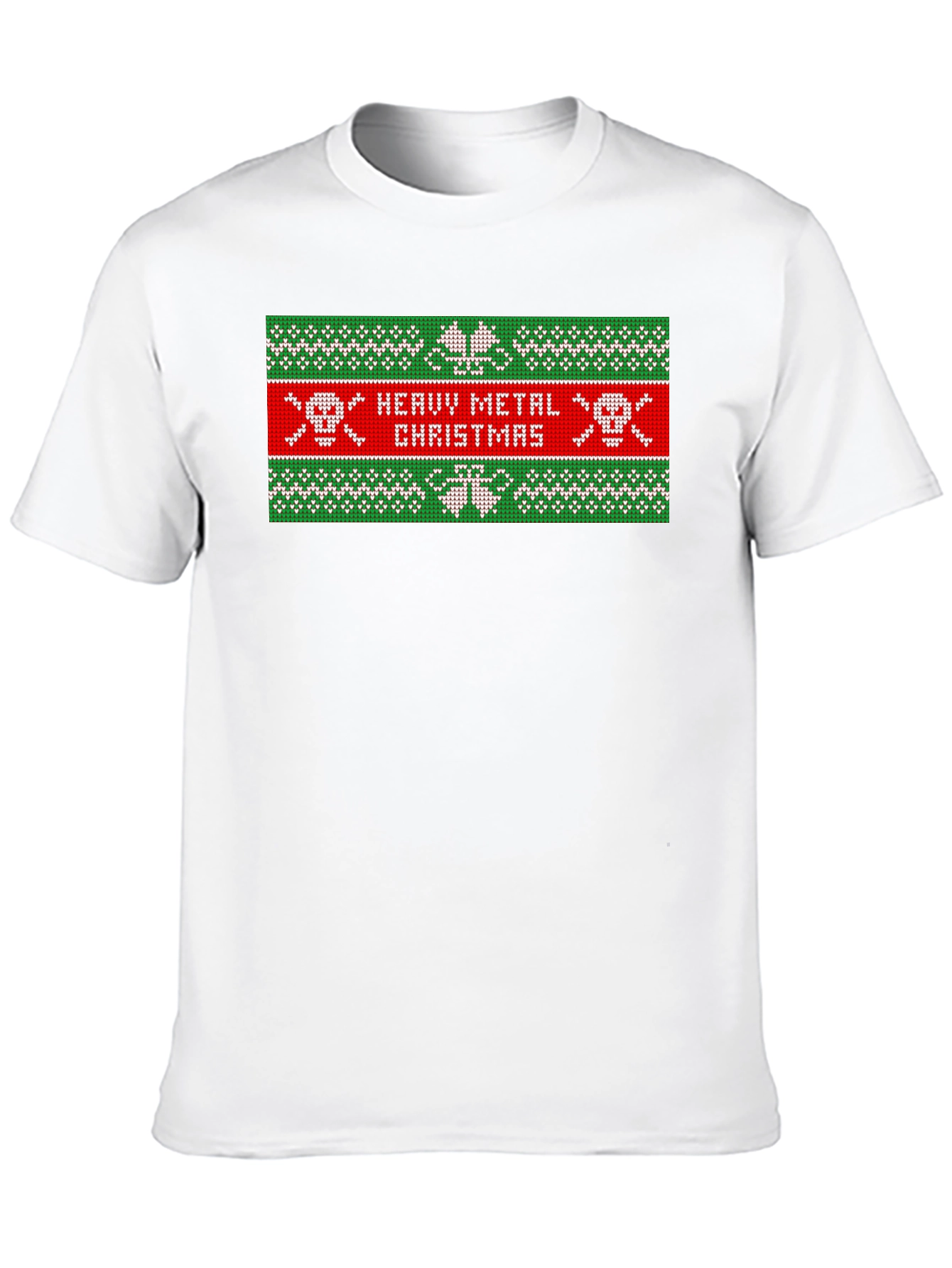 Heavy Metal Christmas Graphic T-Shirt