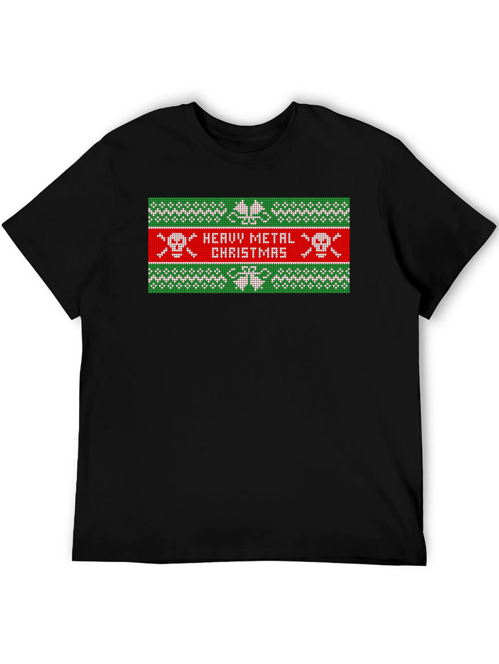 Heavy Metal Christmas Graphic T-Shirt