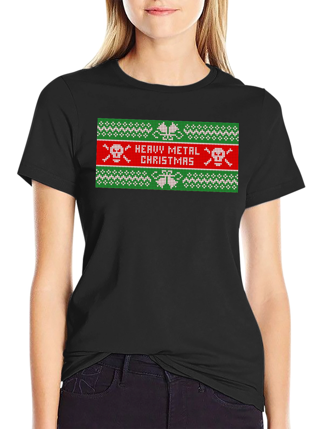 Heavy Metal Christmas Graphic T-Shirt