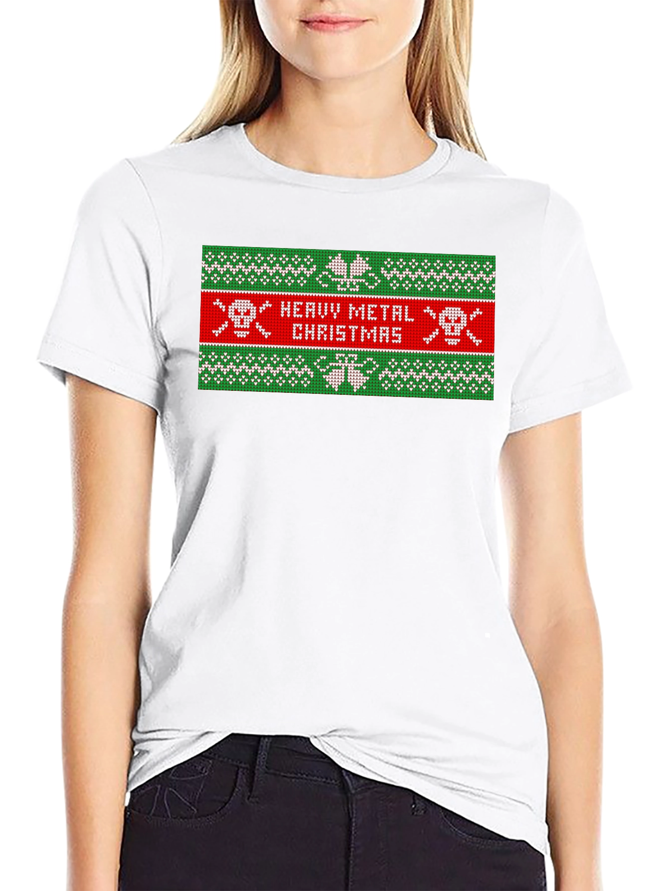 Heavy Metal Christmas Graphic T-Shirt
