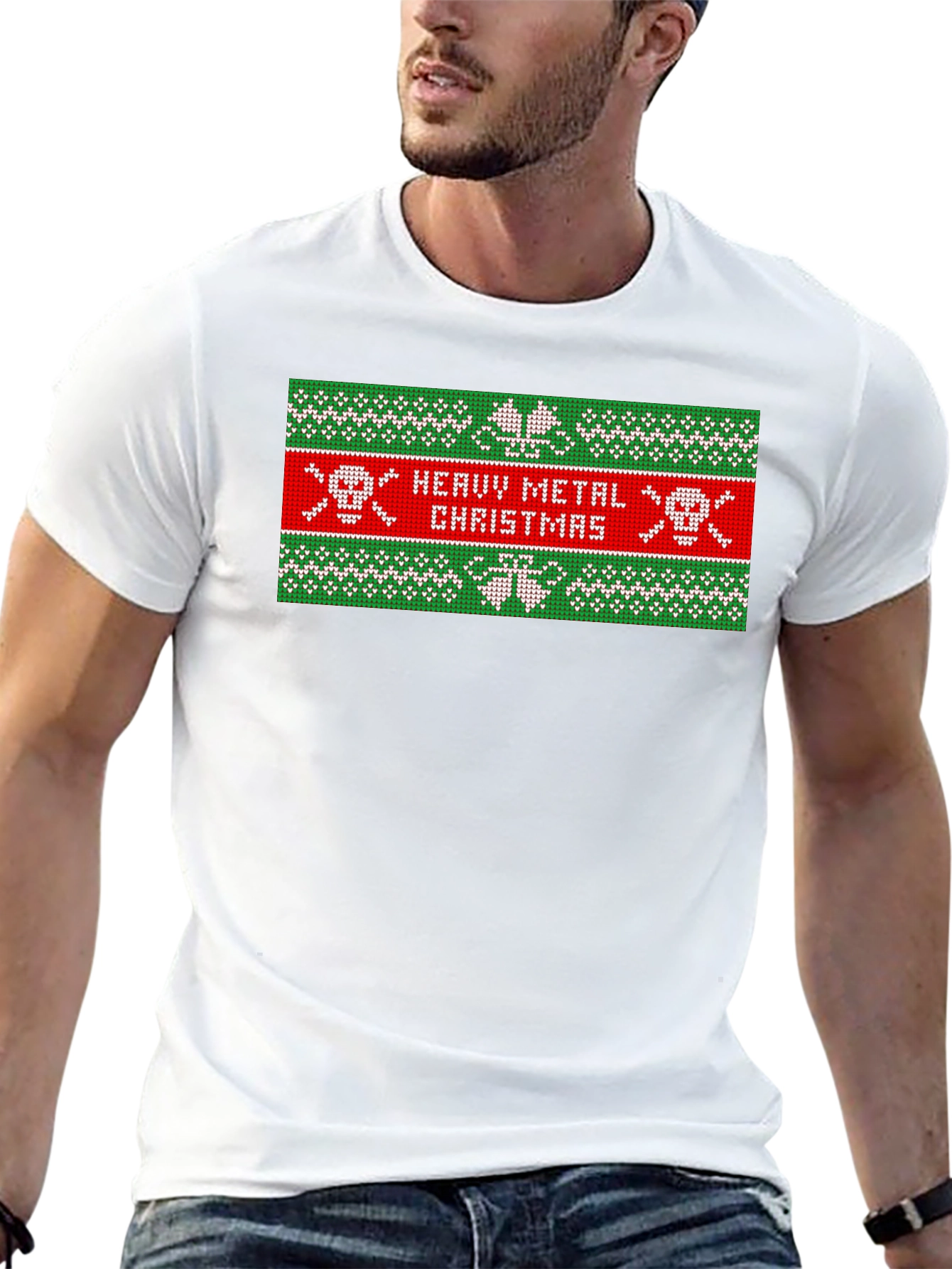 Heavy Metal Christmas Graphic T-Shirt