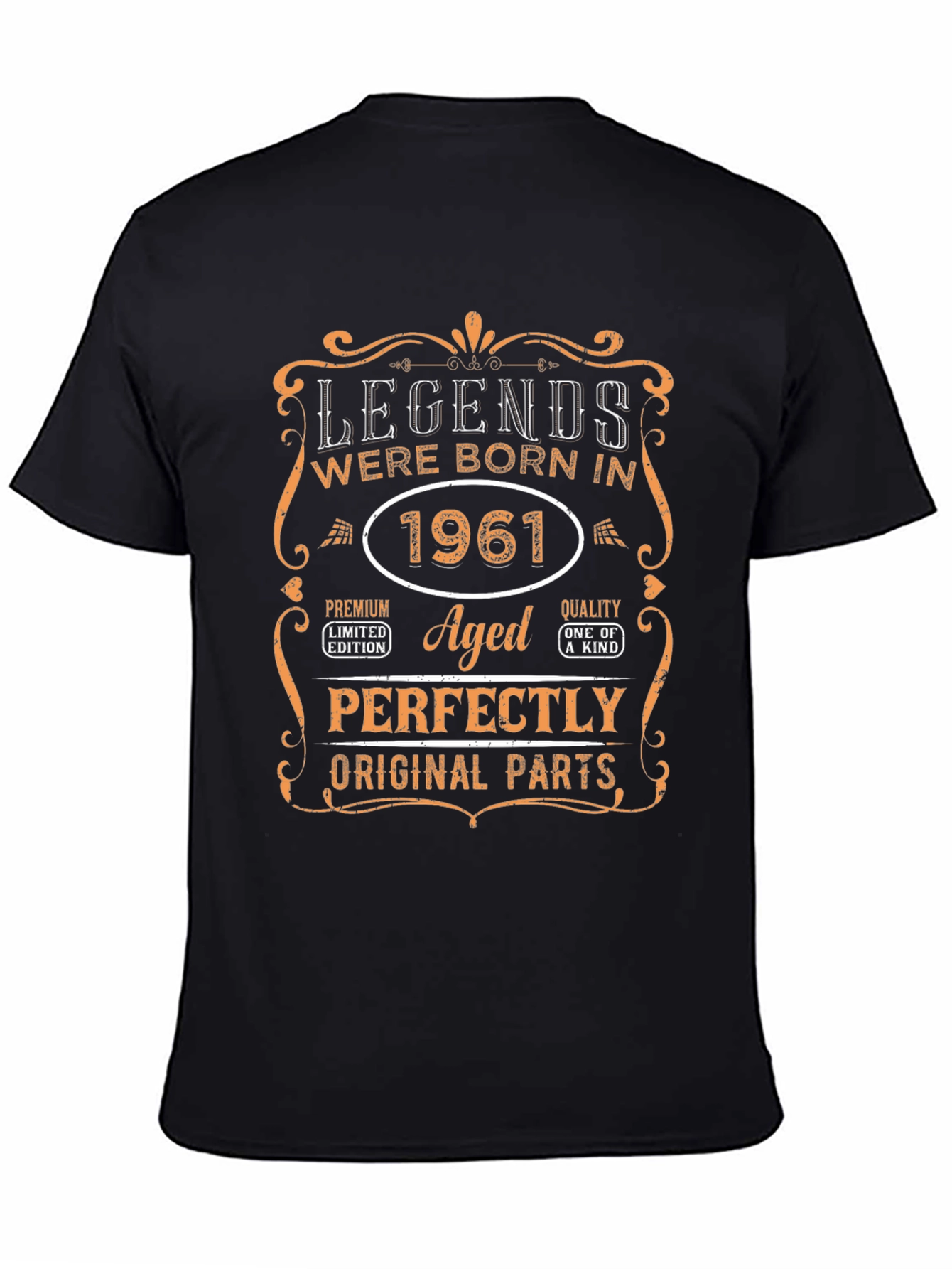 Legends Born in 1961 T-Shirt Aged Perfectly