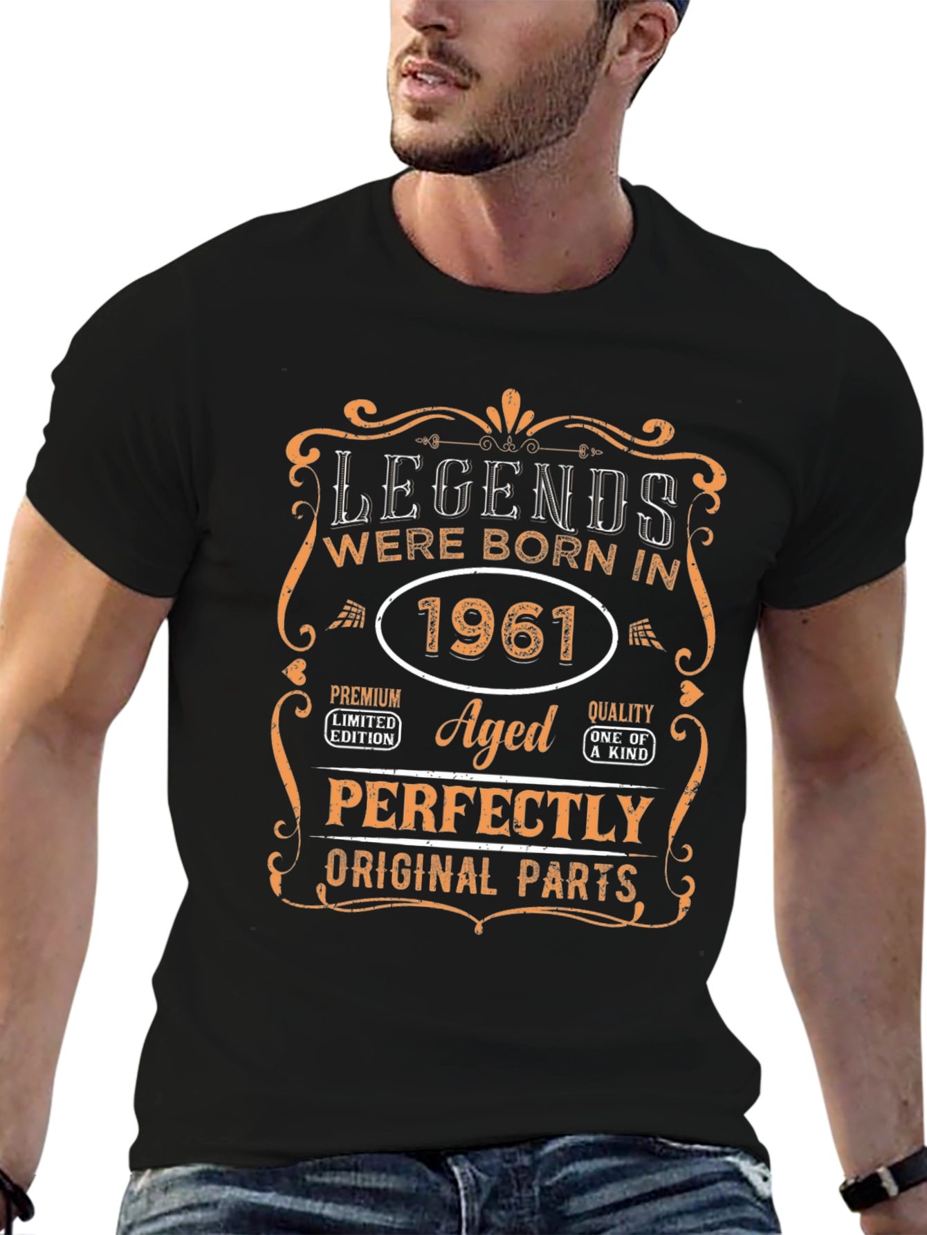 Legends Born in 1961 T-Shirt Aged Perfectly