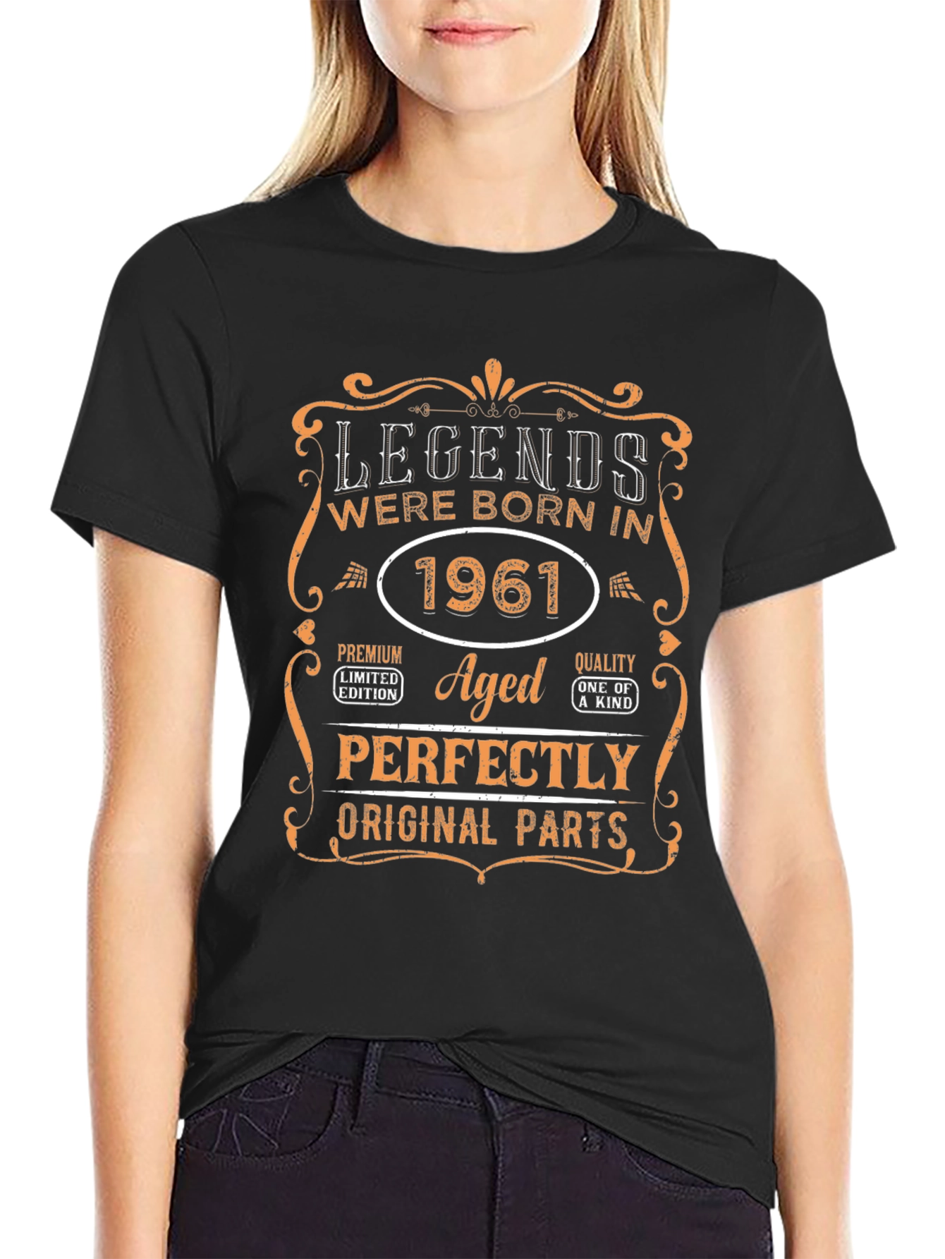 Legends Born in 1961 T-Shirt Aged Perfectly