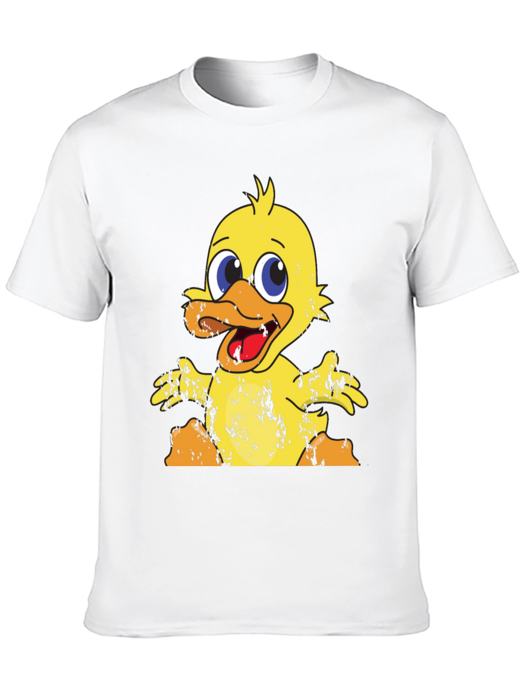 Cute Cartoon Duck Graphic Tee