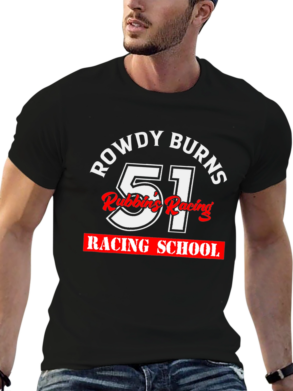 Rowdy Burns 51 Racing School T-Shirt