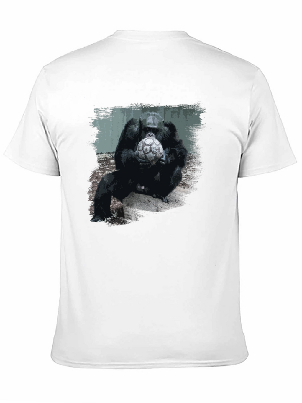 Gorilla Soccer T-Shirt - Unique Graphic Tee