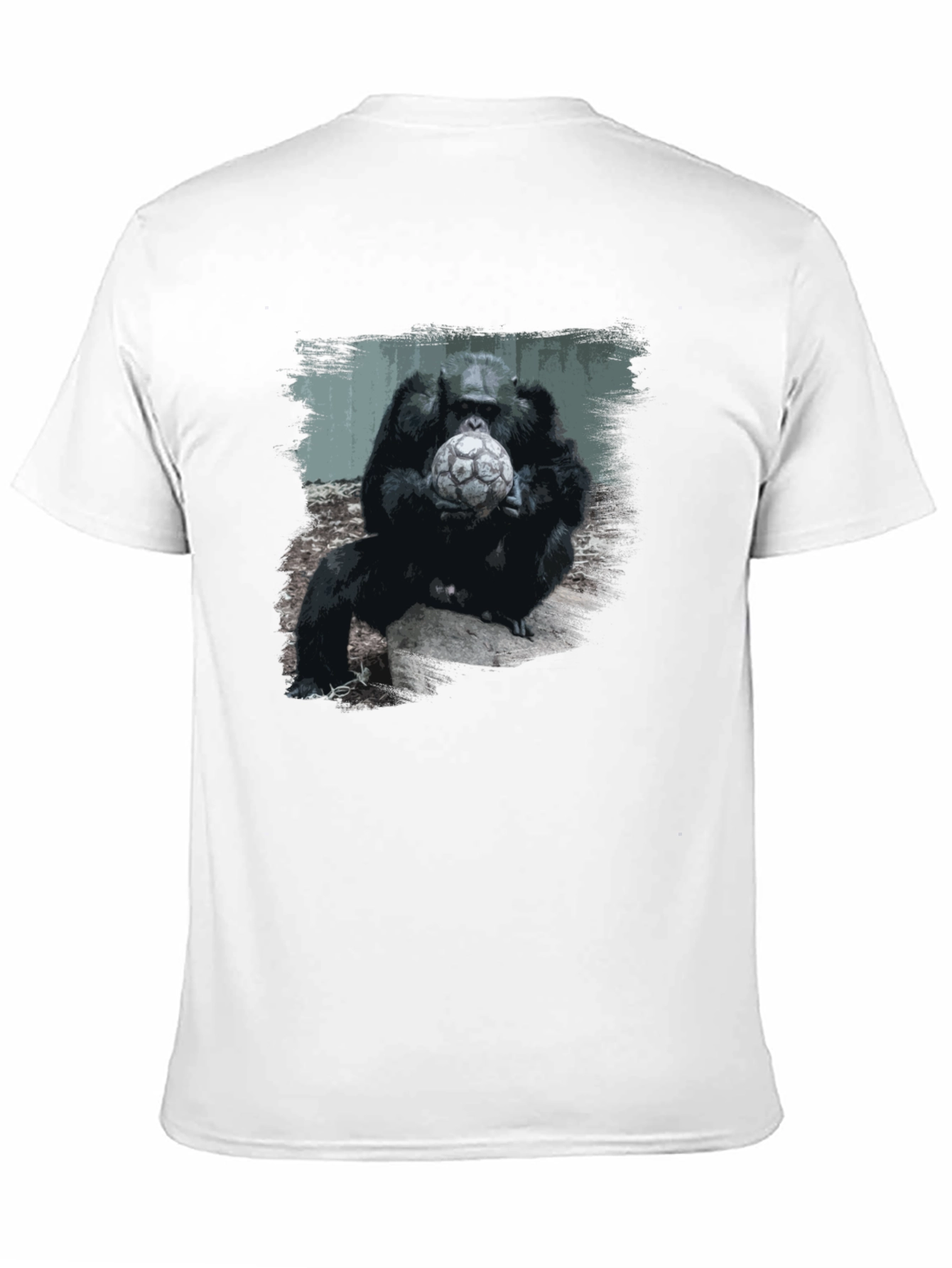 Gorilla Soccer T-Shirt - Unique Graphic Tee