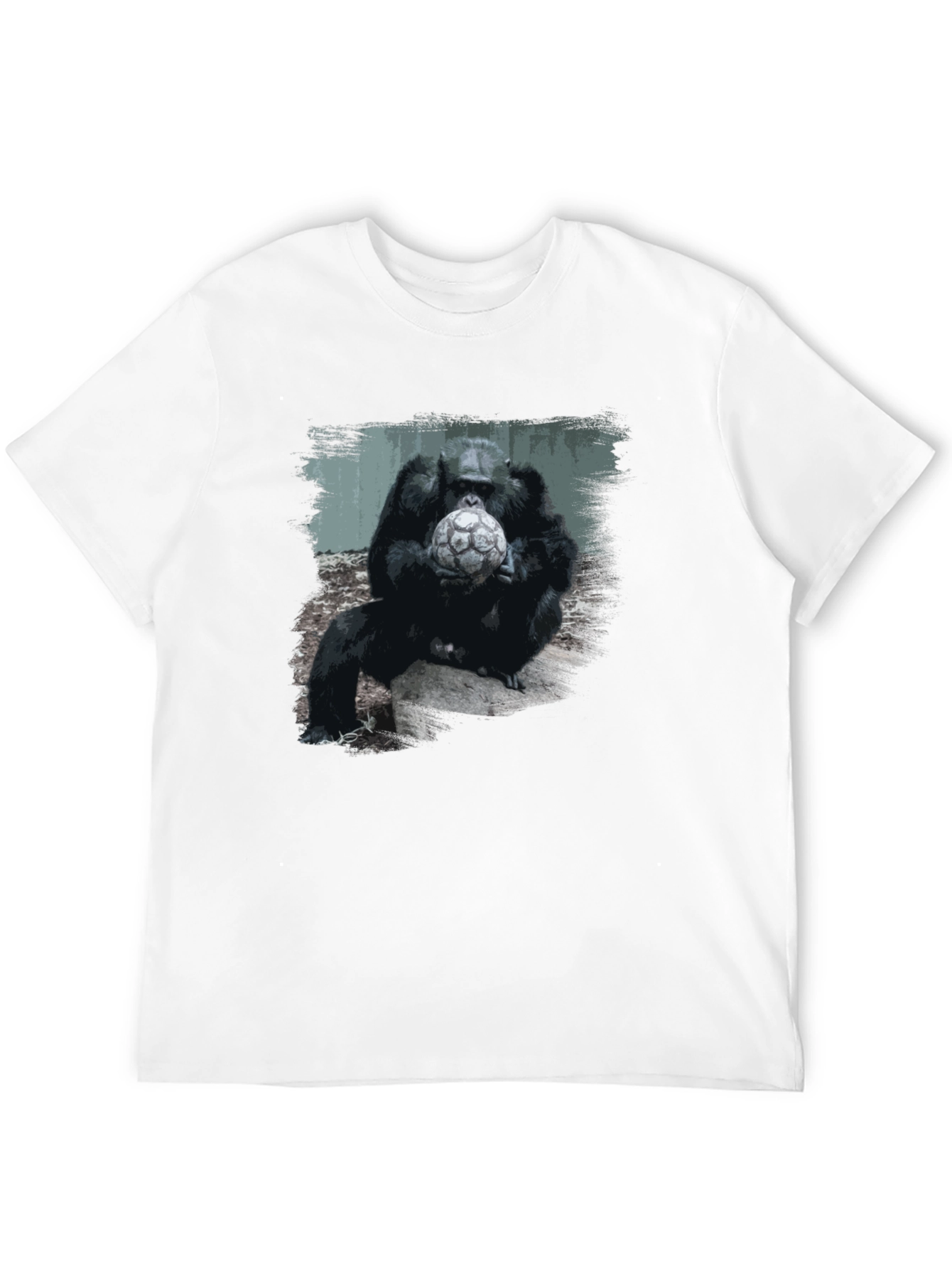 Gorilla Soccer T-Shirt - Unique Graphic Tee