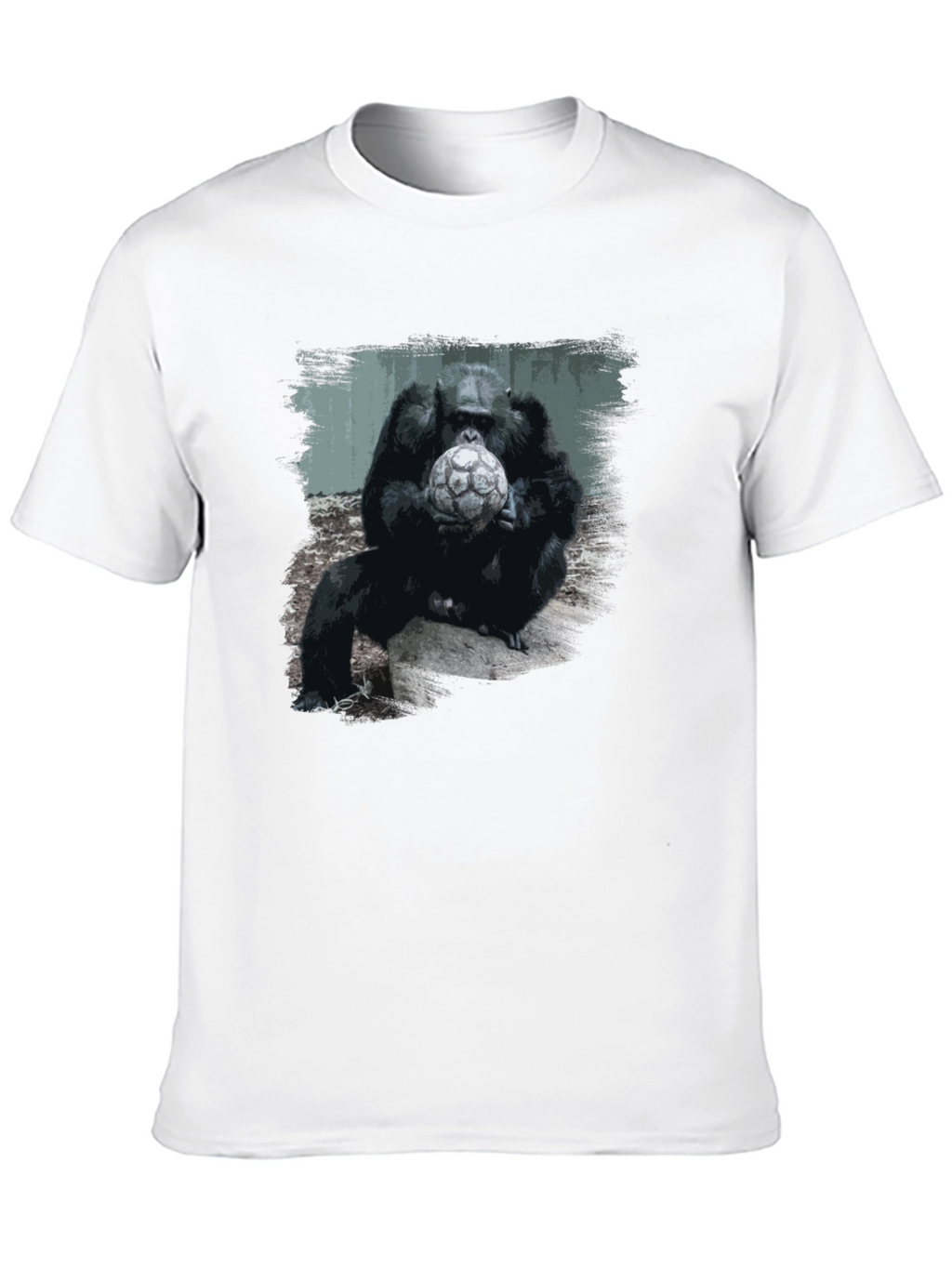 Gorilla Soccer T-Shirt - Unique Graphic Tee