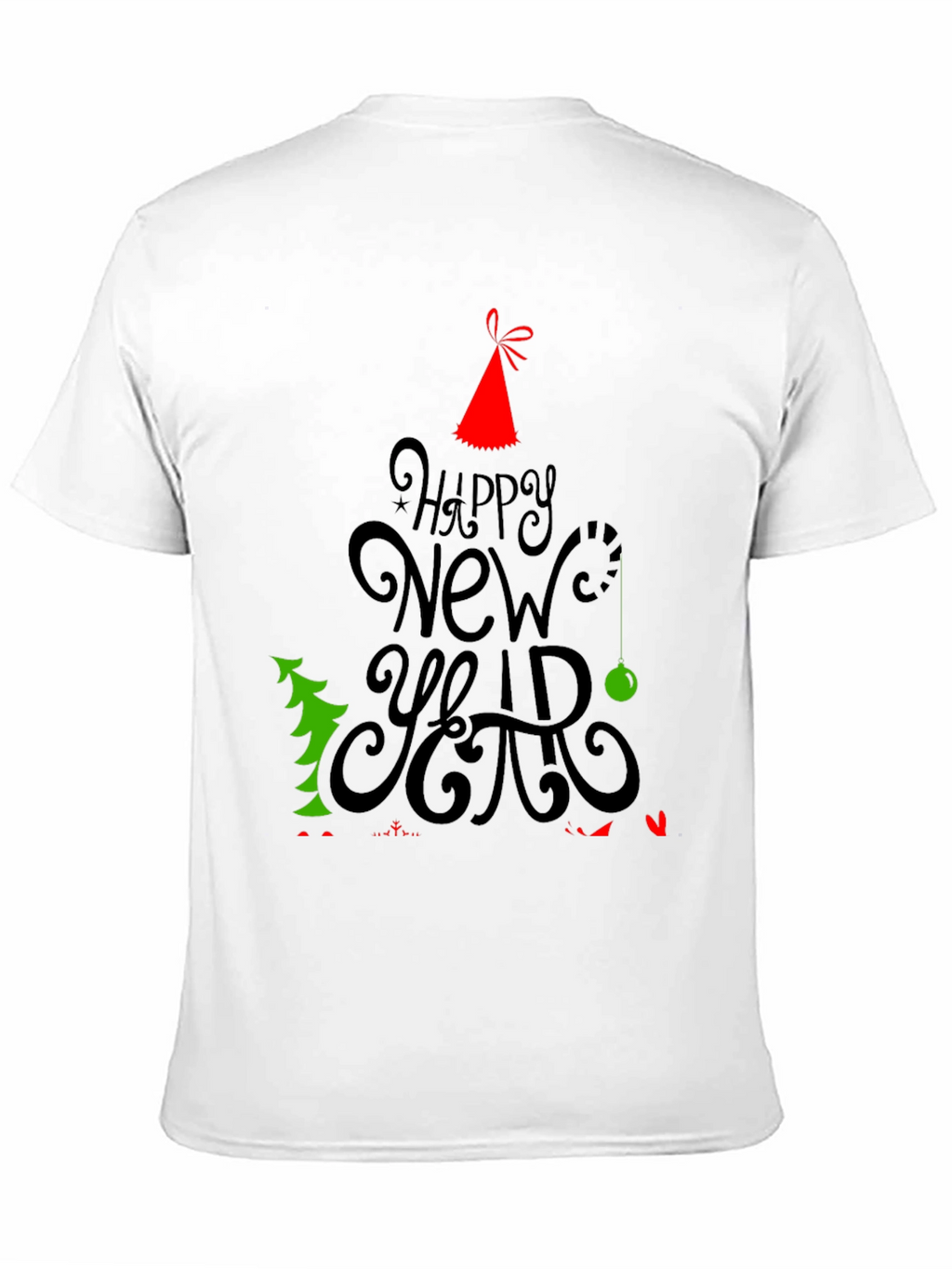 Happy New Year Holiday Graphic T-Shirt