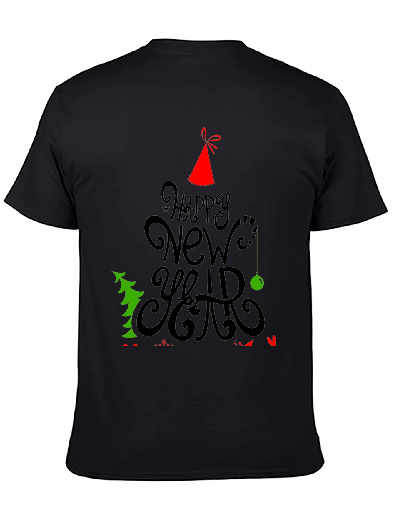 Happy New Year Holiday Graphic T-Shirt