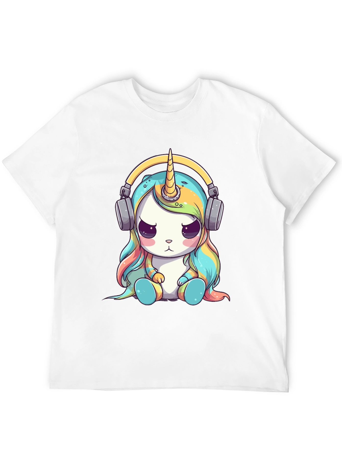 Unicorn Headphone Graphic Tee