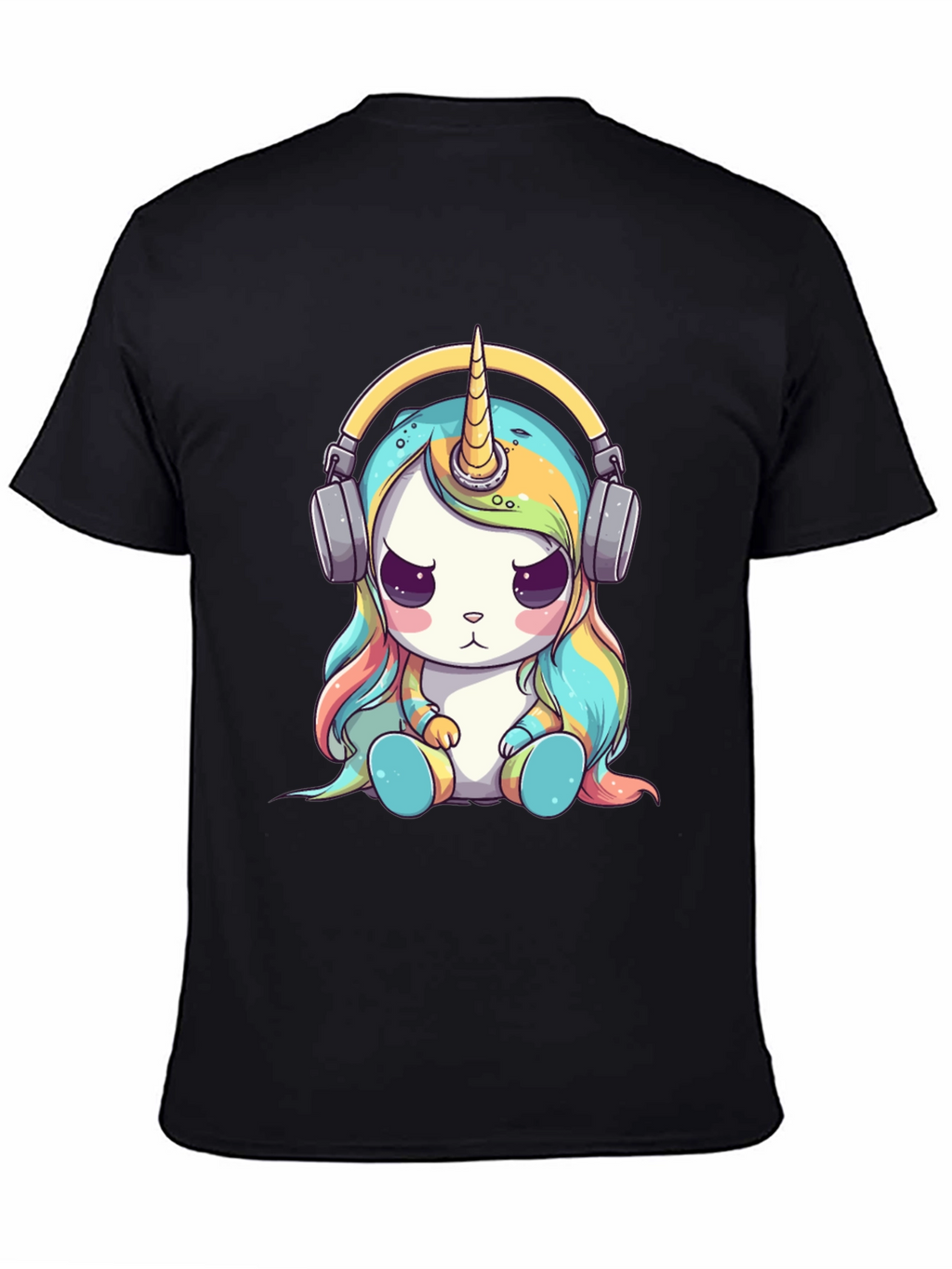 Unicorn Headphone Graphic Tee