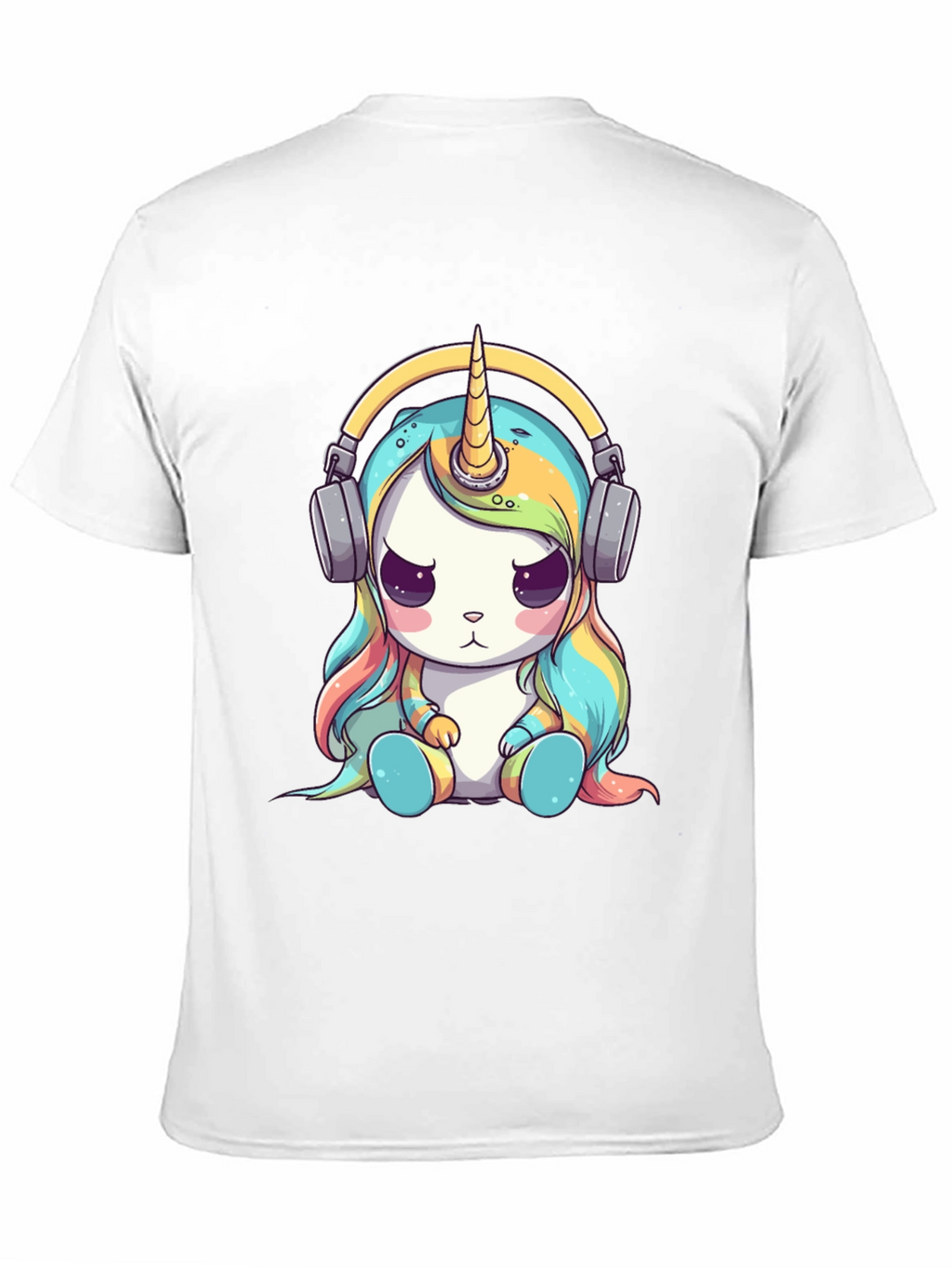 Unicorn Headphone Graphic Tee