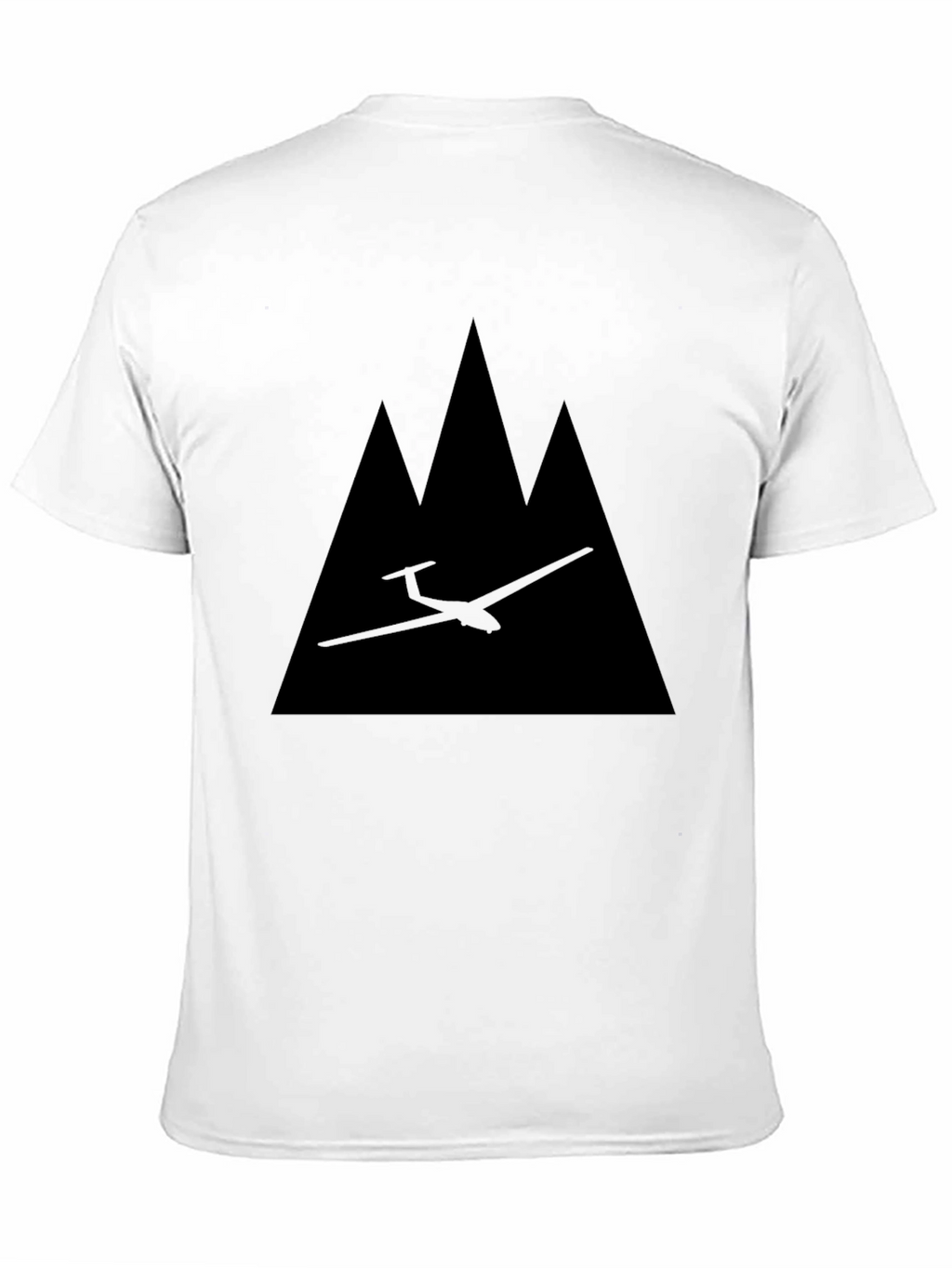 Glider & Mountains Graphic Tee - Black