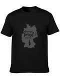 German Wind Surfing Black T-Shirt