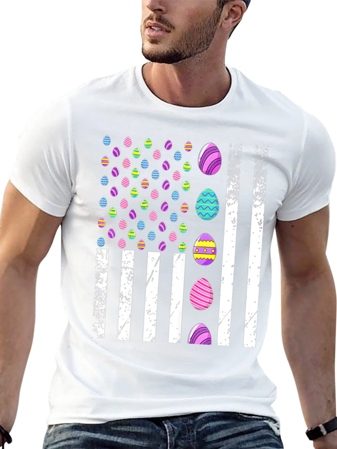 Easter Egg USA Flag T-Shirt
