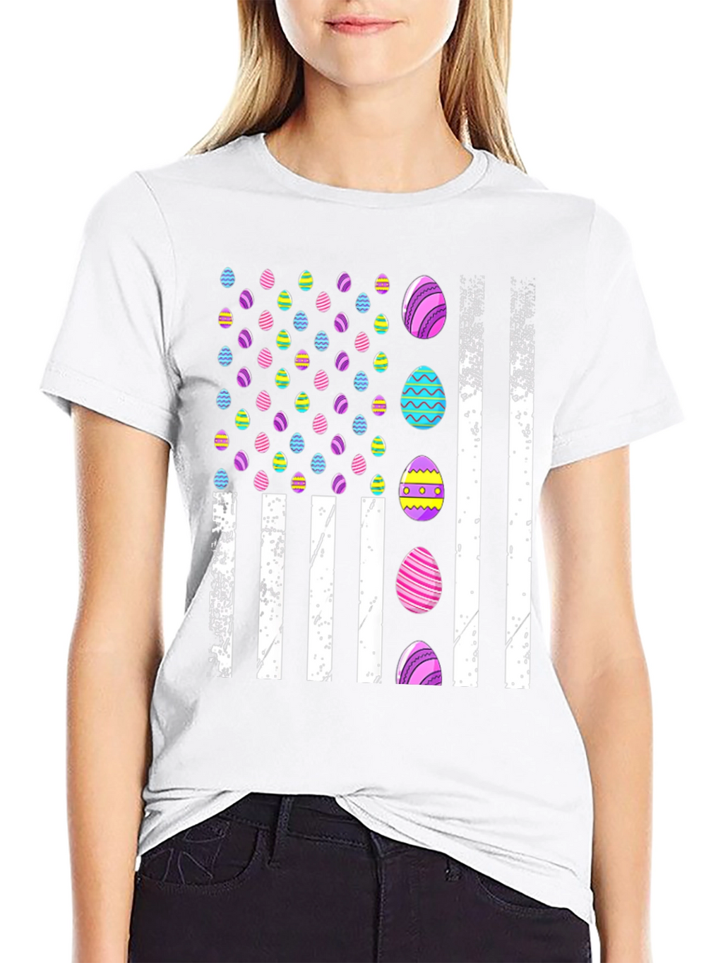 Easter Egg USA Flag T-Shirt