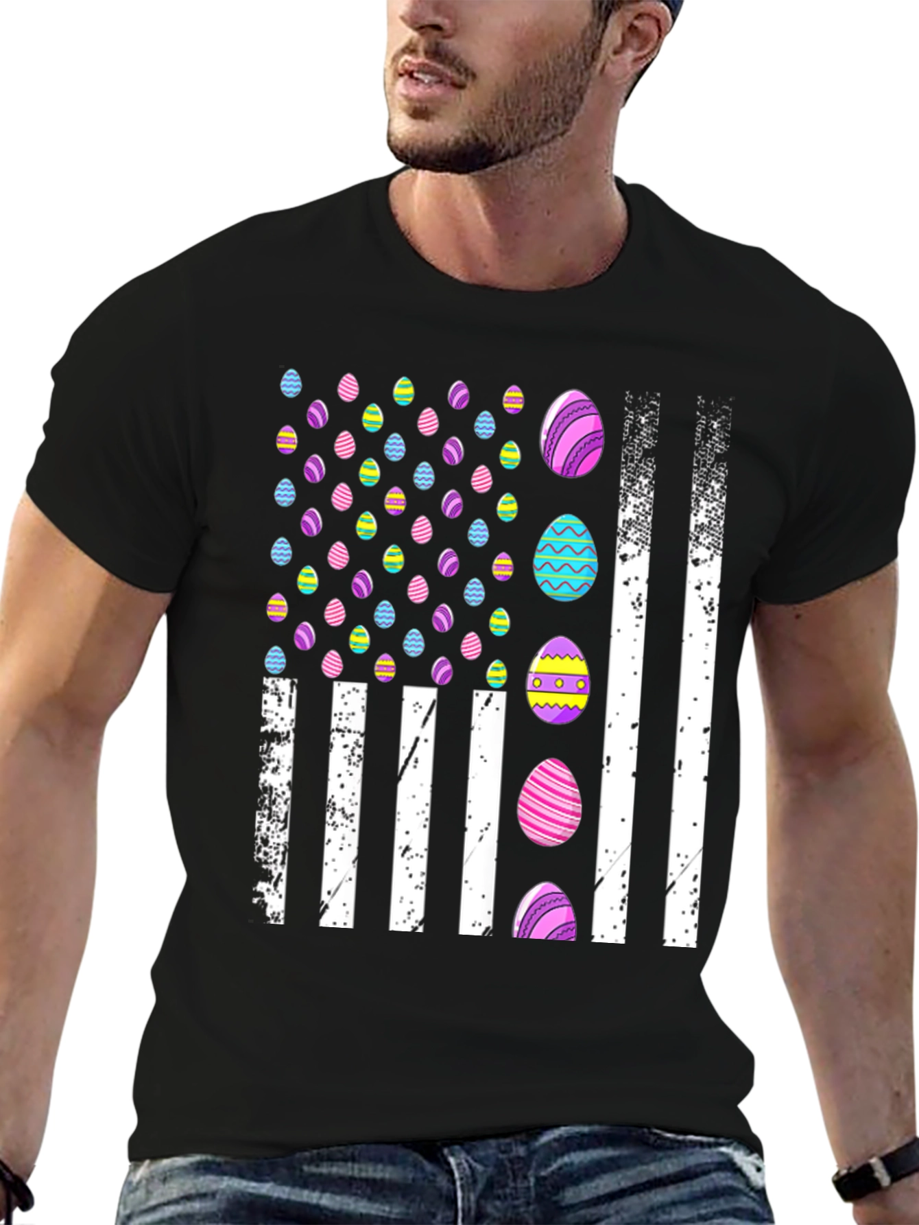 Easter Egg USA Flag T-Shirt