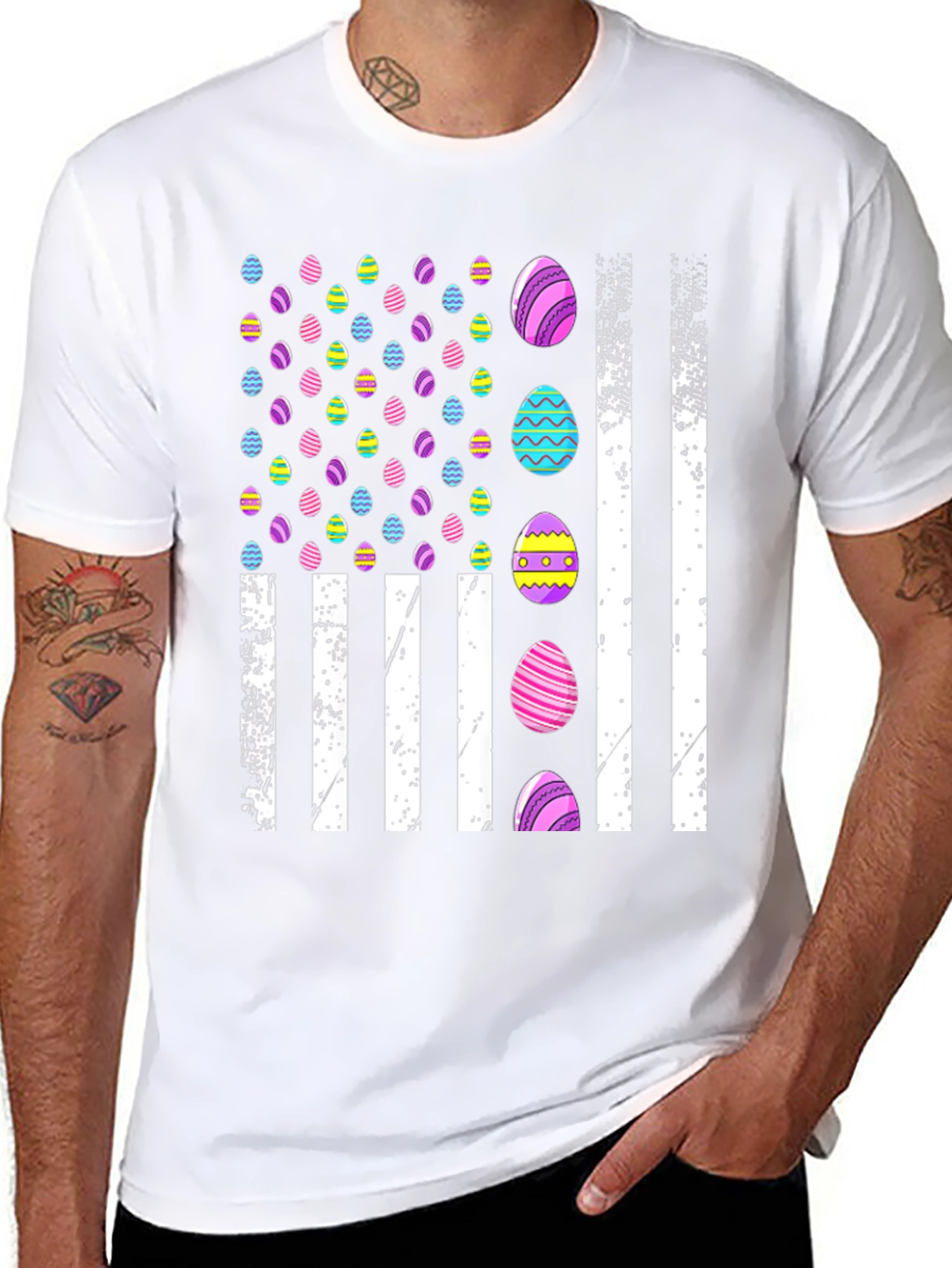 Easter Egg USA Flag T-Shirt