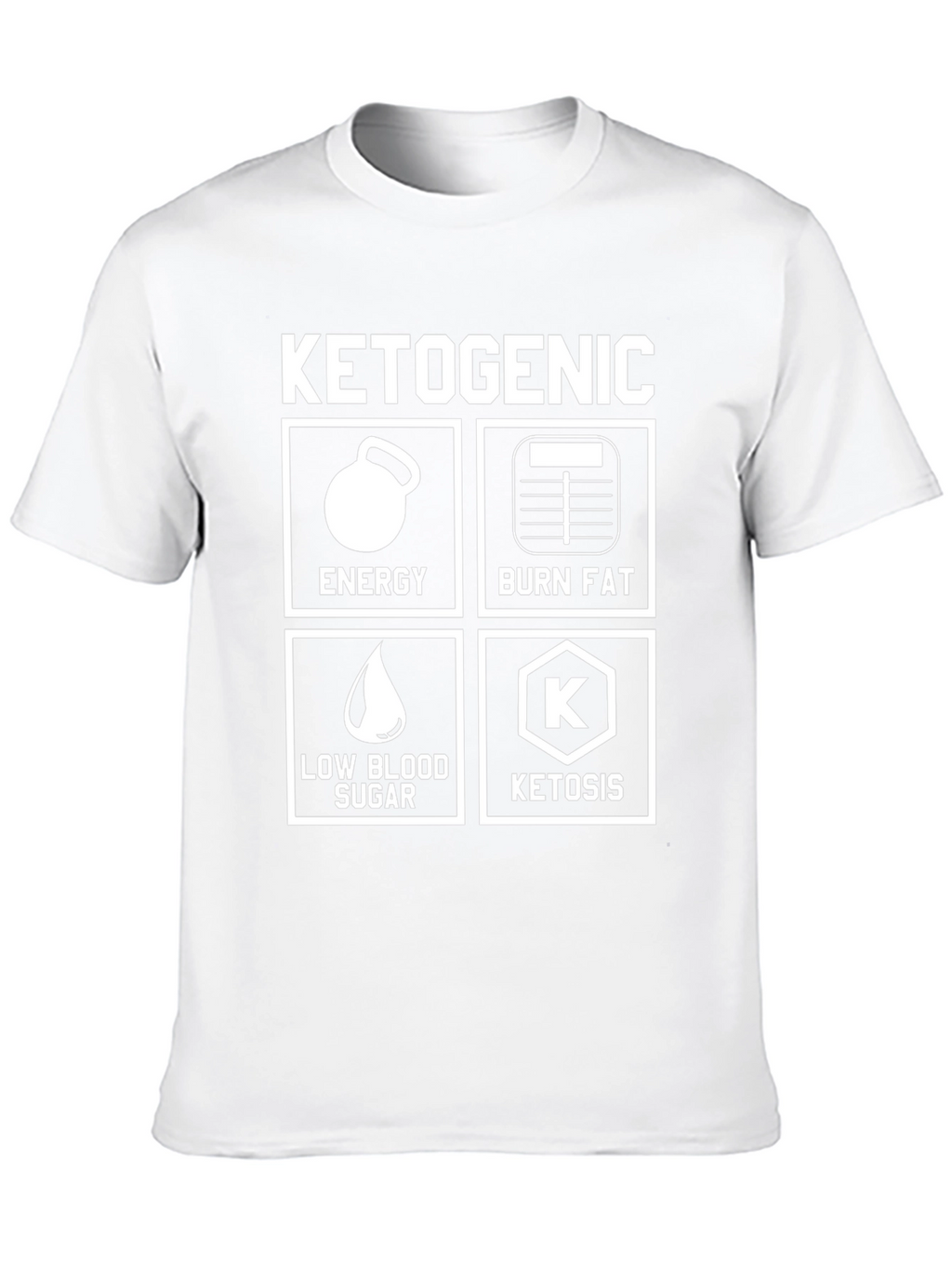Ketogenic Diet T-Shirt - Energy Burn Fat Ketosis