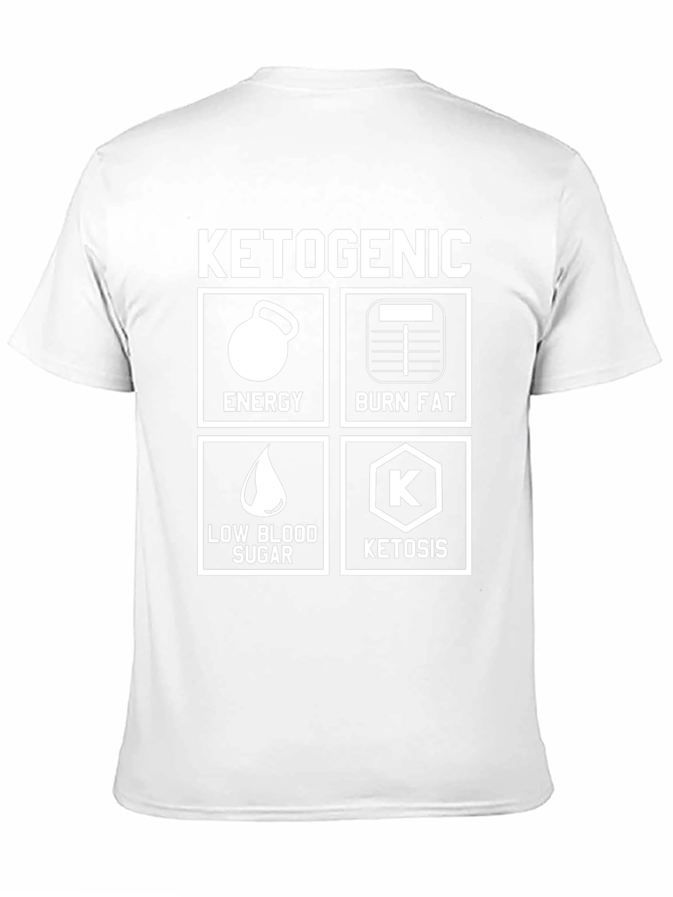 Ketogenic Diet T-Shirt - Energy Burn Fat Ketosis