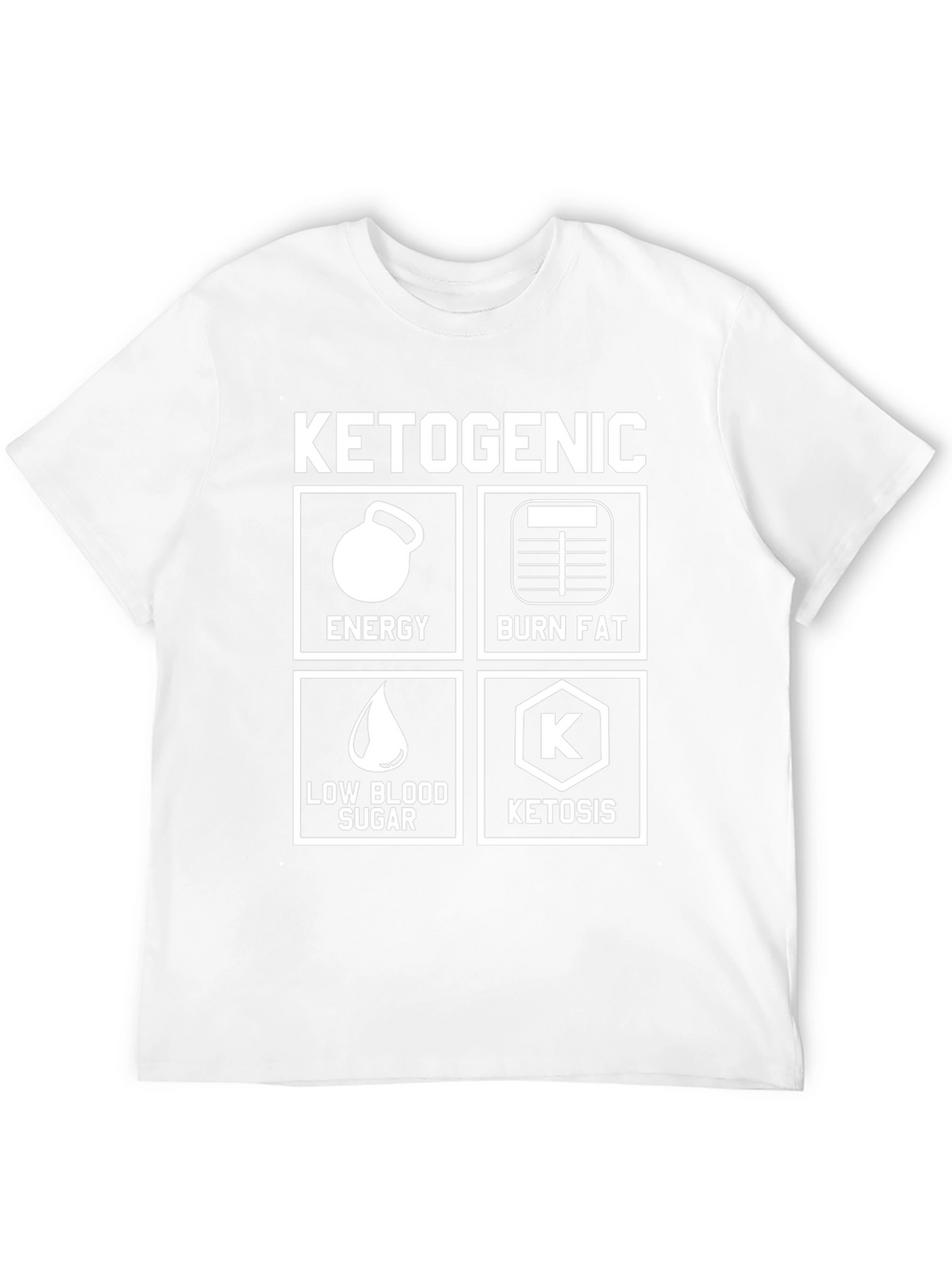 Ketogenic Diet T-Shirt - Energy Burn Fat Ketosis