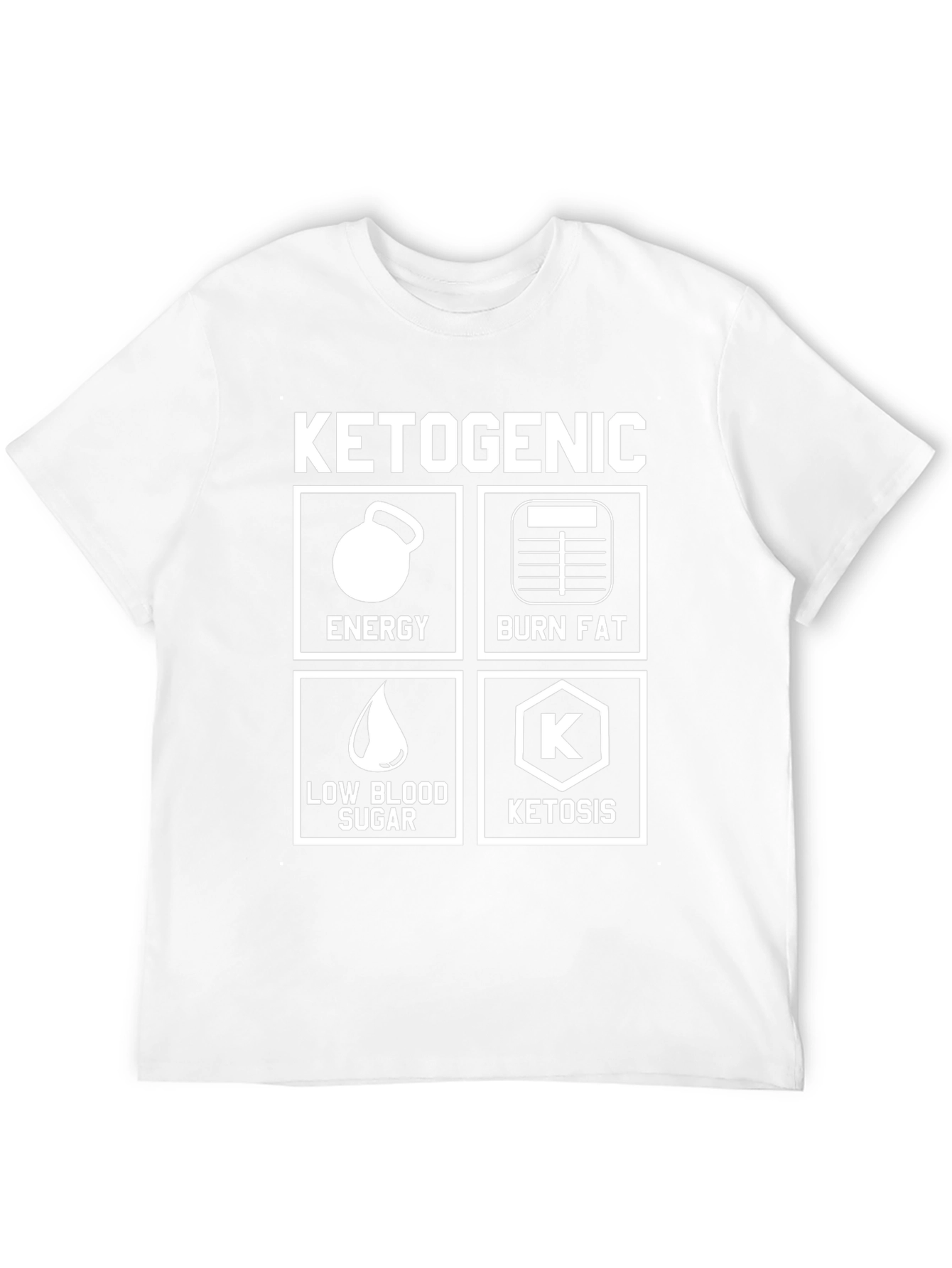 Ketogenic Diet T-Shirt - Energy Burn Fat Ketosis