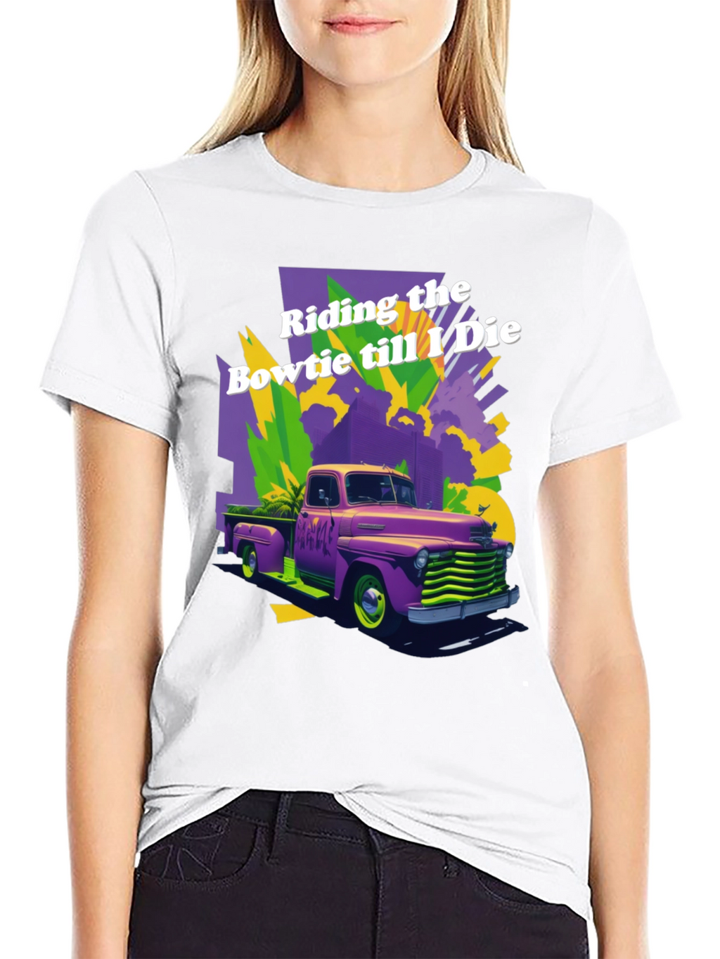 Retro Truck Graphic T-Shirt - Riding the Bowtie