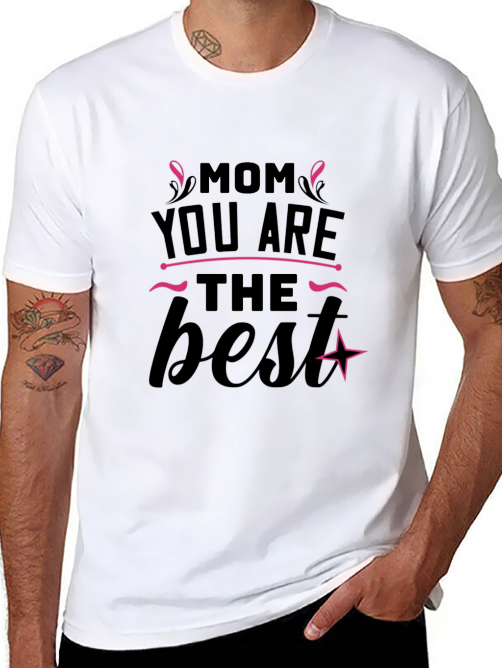 Mom You Are The Best Black T-Shirt