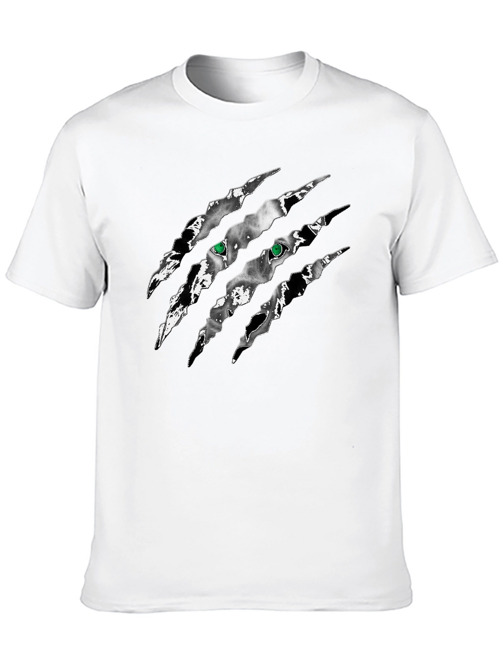 Claw Scratch Graphic T-Shirt - Black