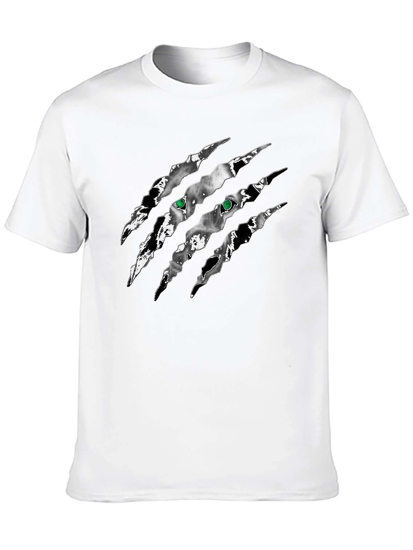 Claw Scratch Graphic T-Shirt - Black